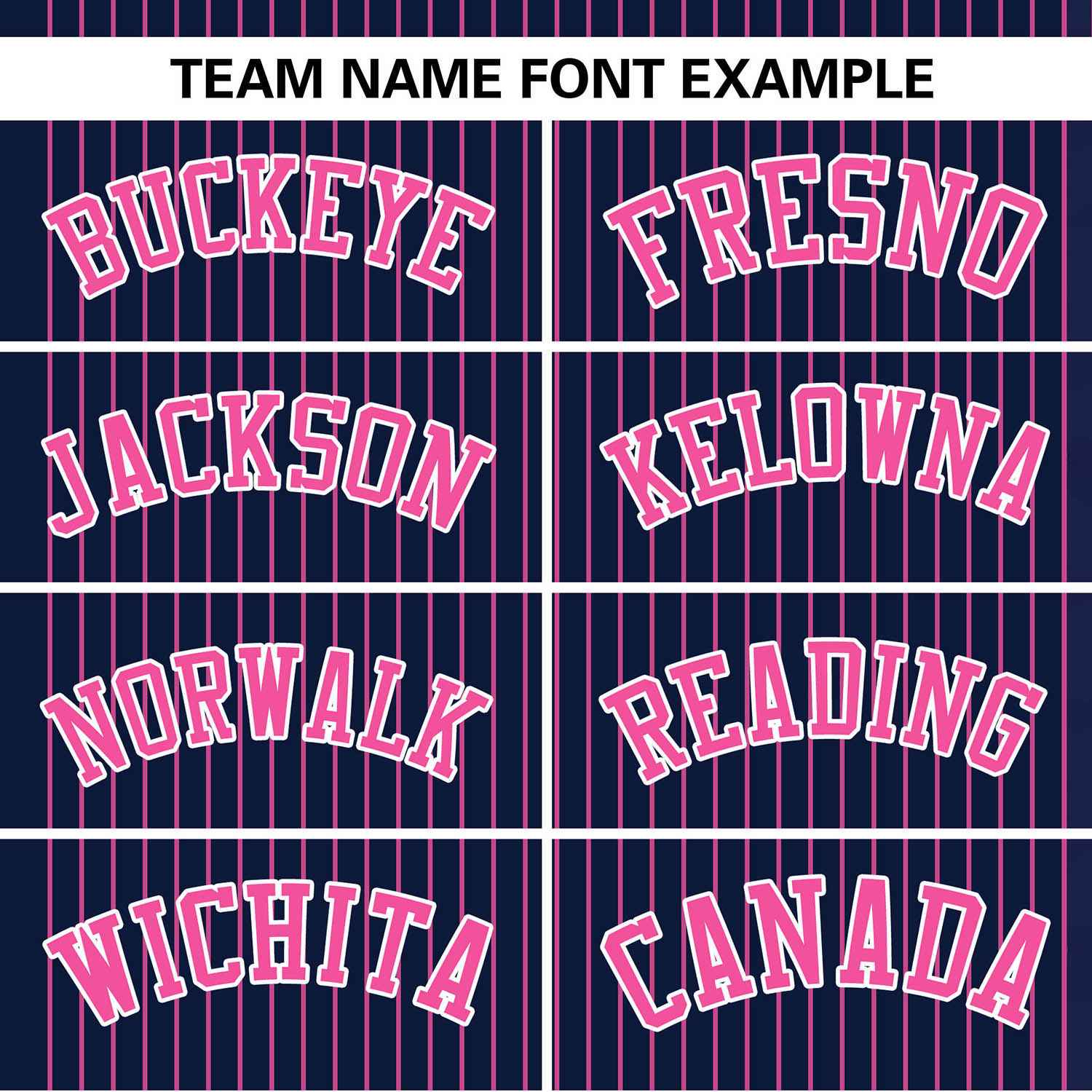 Custom Navy Pink Stripe Fashion Authentic Two-Button Baseball Jersey