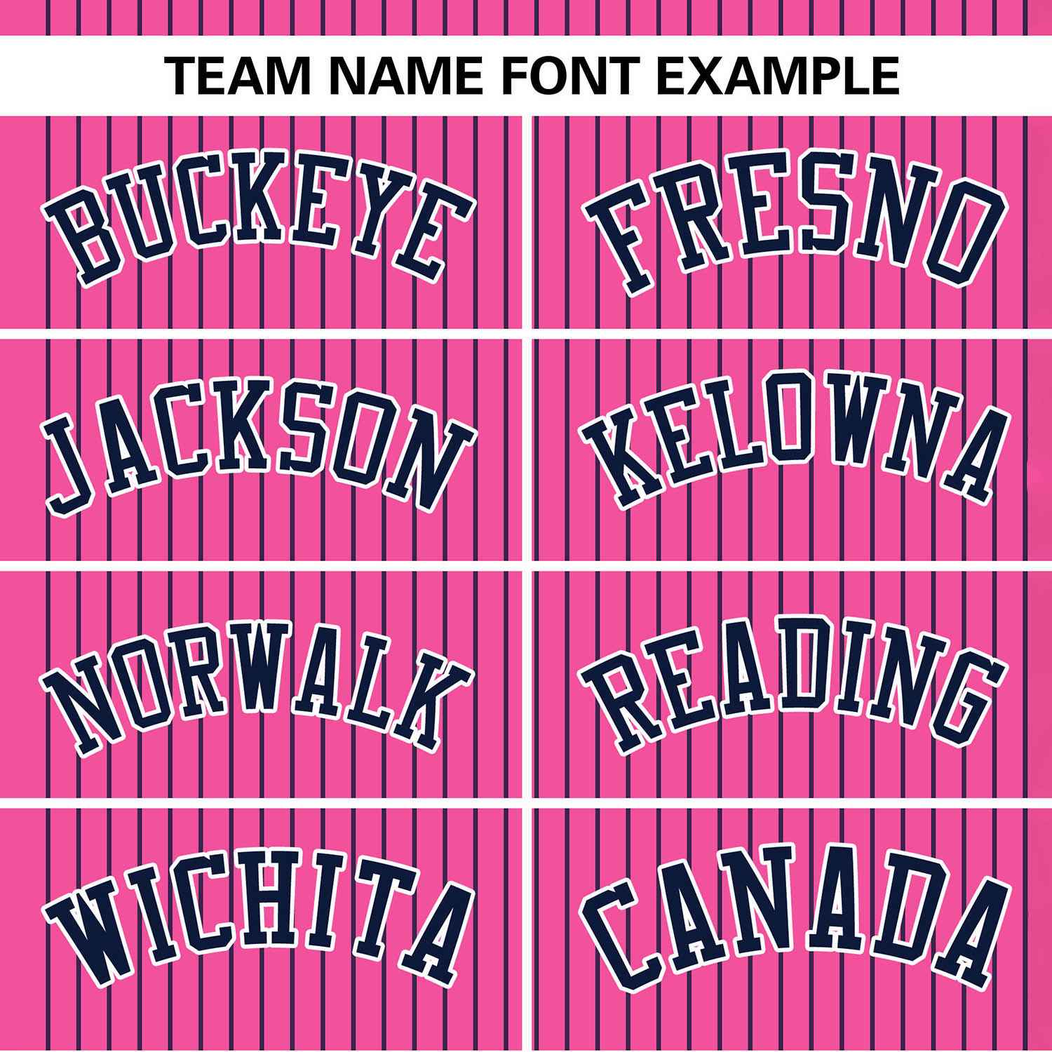 Custom Pink Navy Stripe Fashion Authentic Two-Button Baseball Jersey