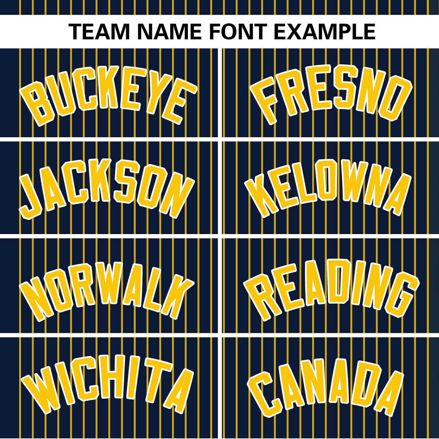 Custom Navy Gold Stripe Fashion Authentic Two-Button Baseball Jersey