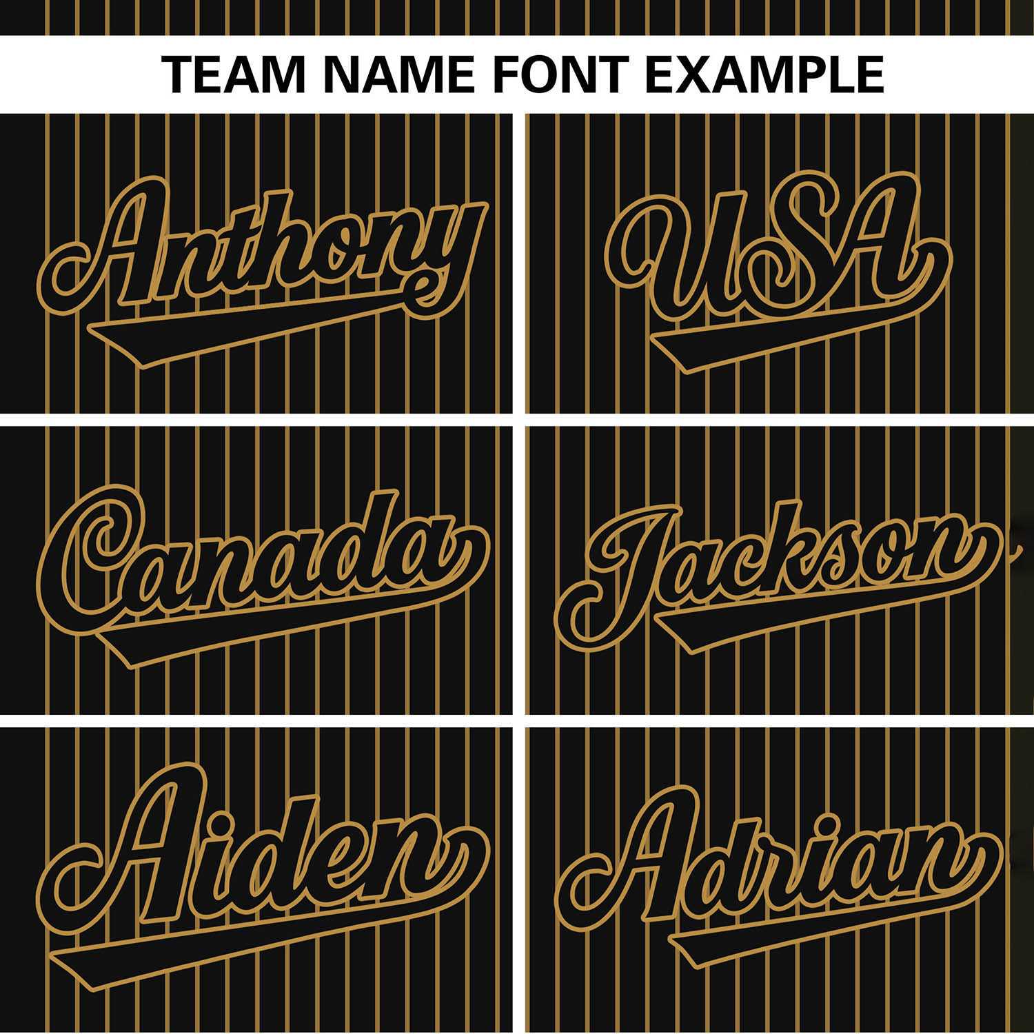 Custom Black Old Gold Stripe Fashion Authentic Two-Button Baseball Jersey