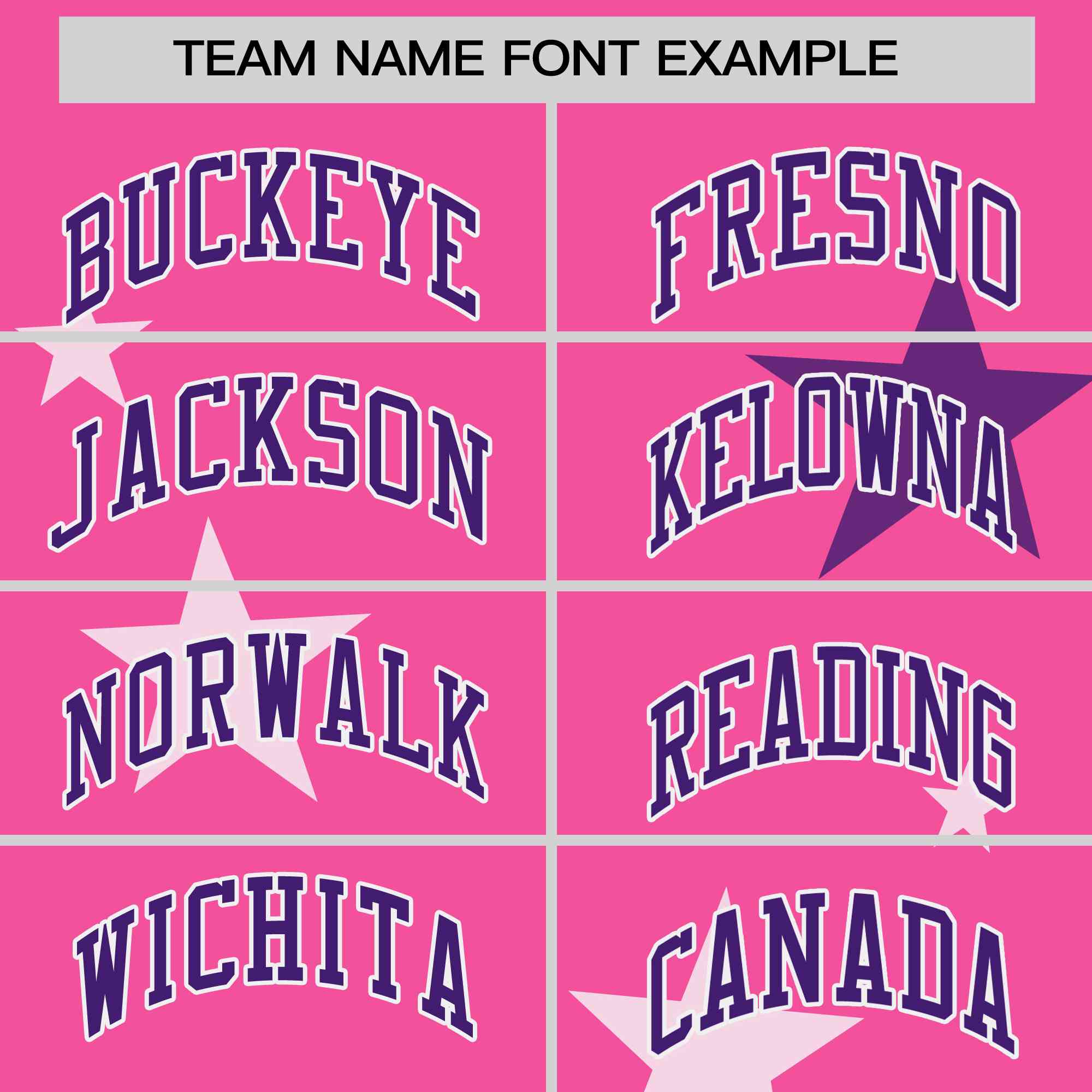 Custom Pink Purple Personalized Star Graffiti Pattern Authentic Two-Button Baseball Jersey