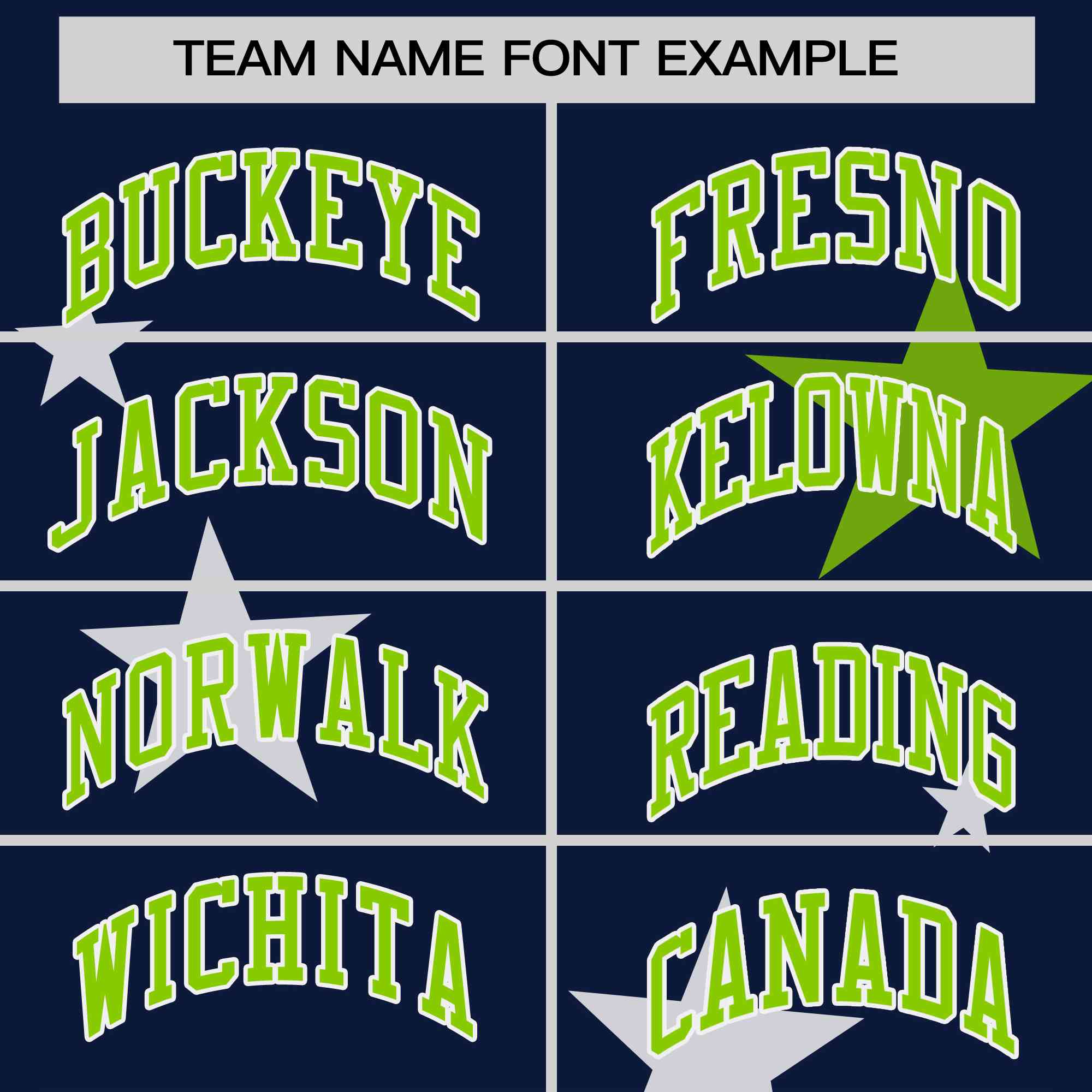 Custom Navy Neon Green Personalized Star Graffiti Pattern Authentic Two-Button Baseball Jersey