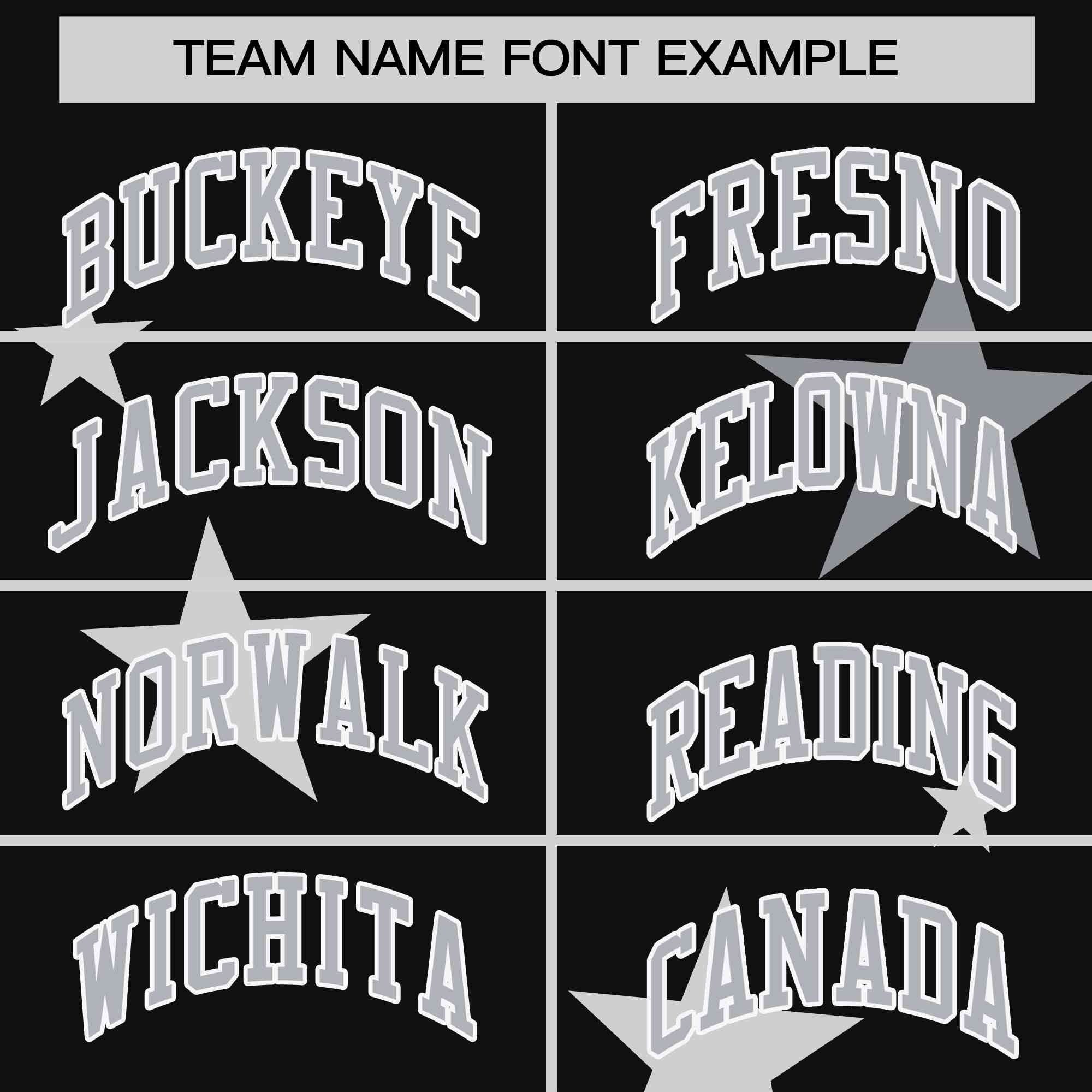 Custom Black Gray Personalized Star Graffiti Pattern Authentic Two-Button Baseball Jersey