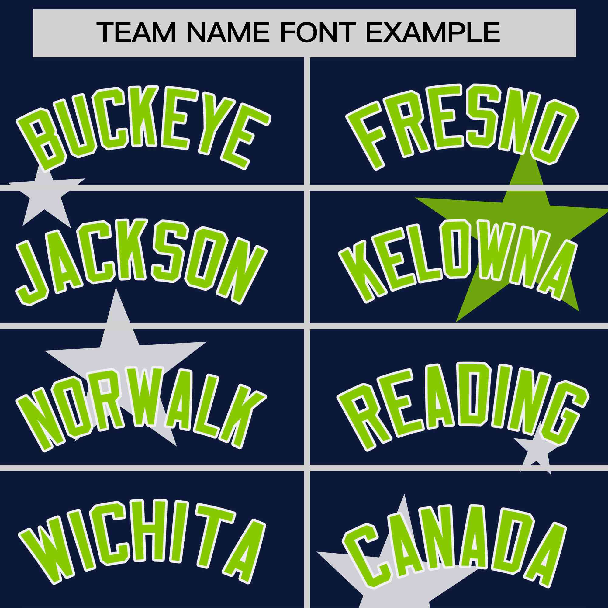 Custom Navy Neon Green Personalized Star Graffiti Pattern Authentic Two-Button Baseball Jersey