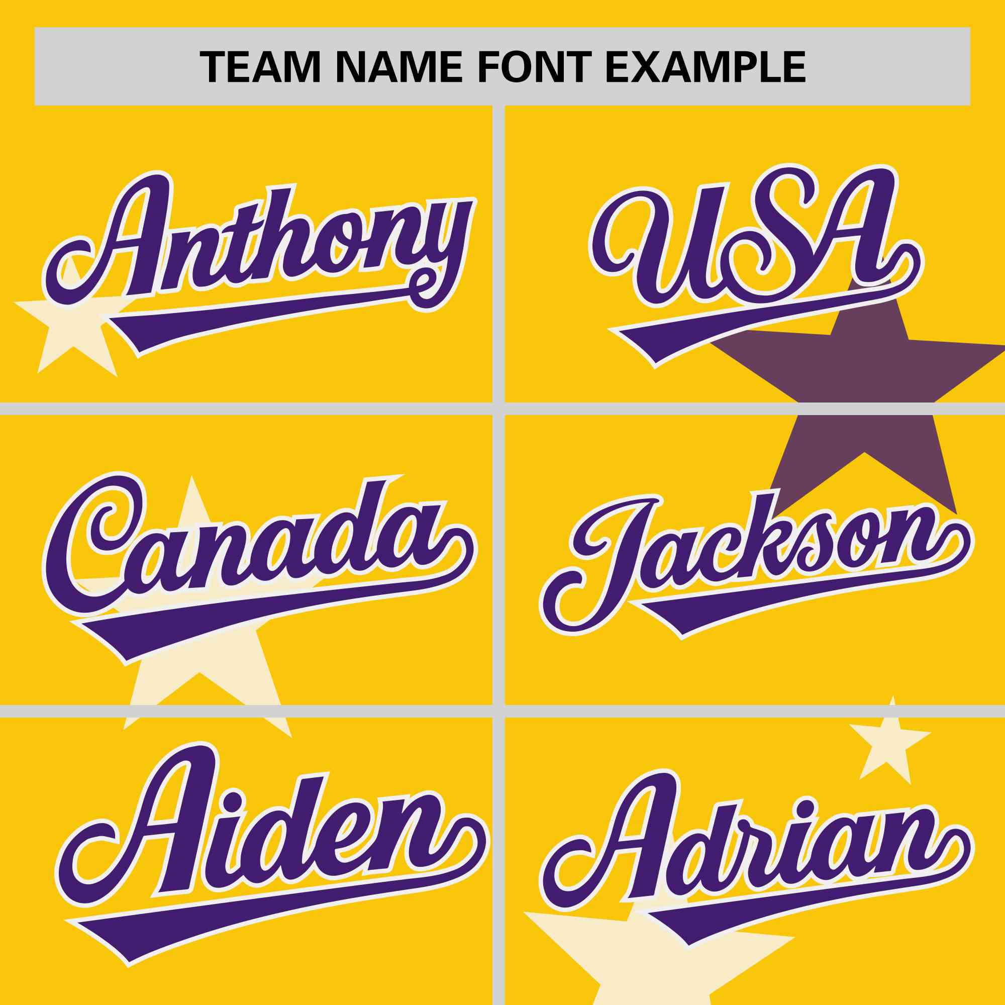 Custom Gold Purple Personalized Star Graffiti Pattern Authentic Two-Button Baseball Jersey