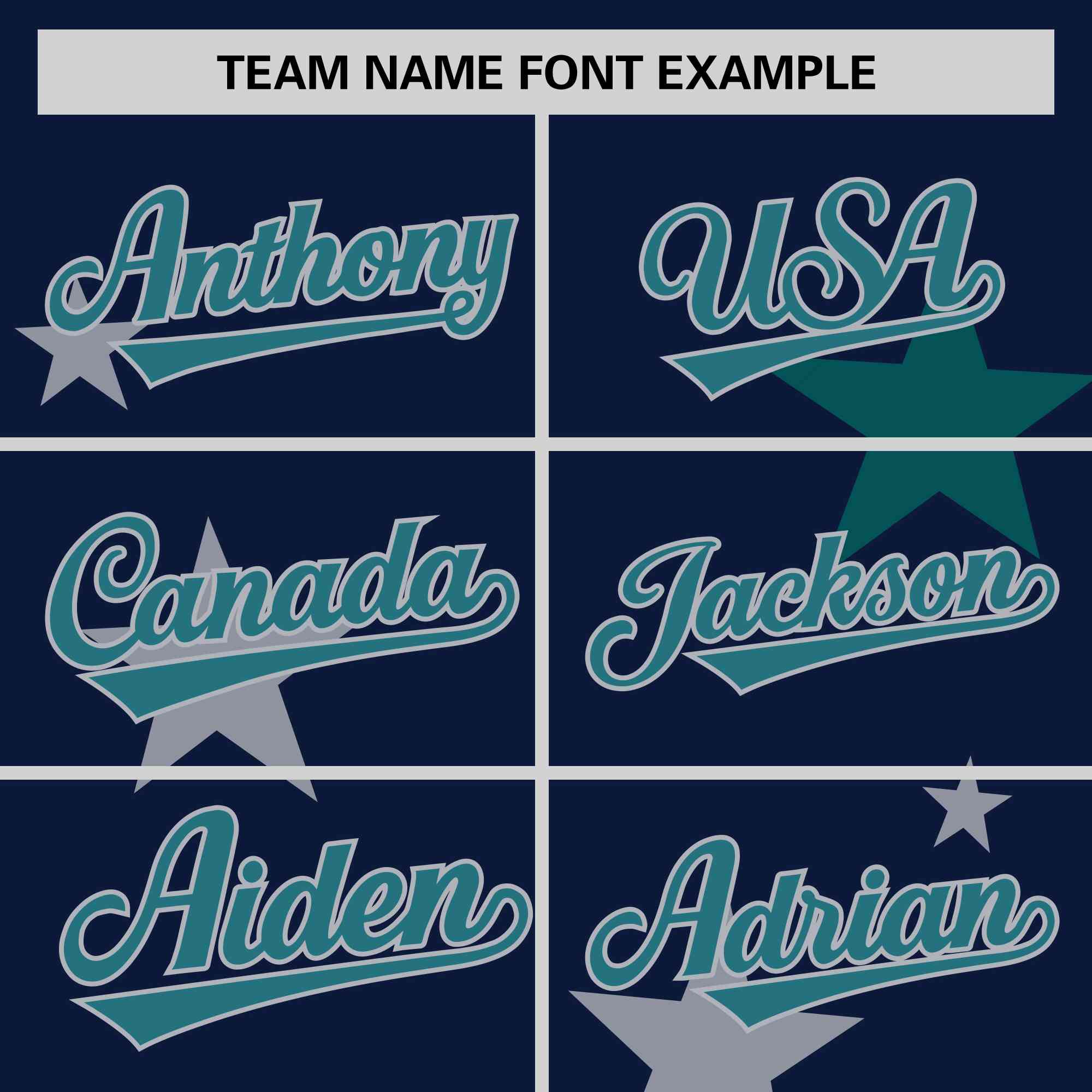 Custom Navy Aqua Personalized Star Graffiti Pattern Authentic Two-Button Baseball Jersey