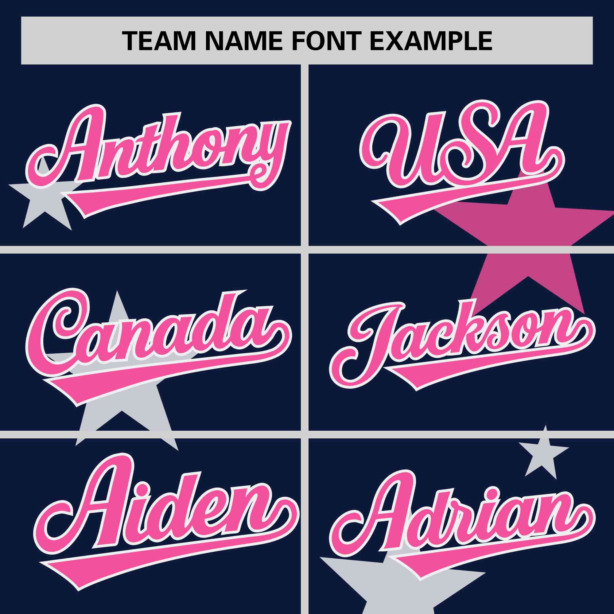 Custom Navy Pink Personalized Star Graffiti Pattern Authentic Two-Button Baseball Jersey