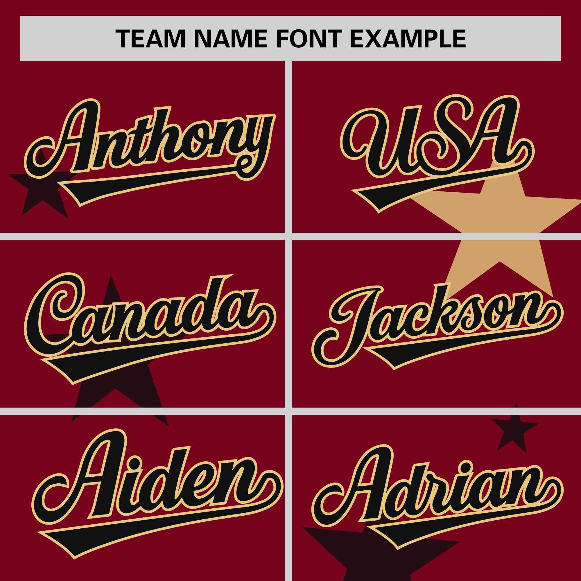 Custom Crimson Khaki Personalized Star Graffiti Pattern Authentic Two-Button Baseball Jersey