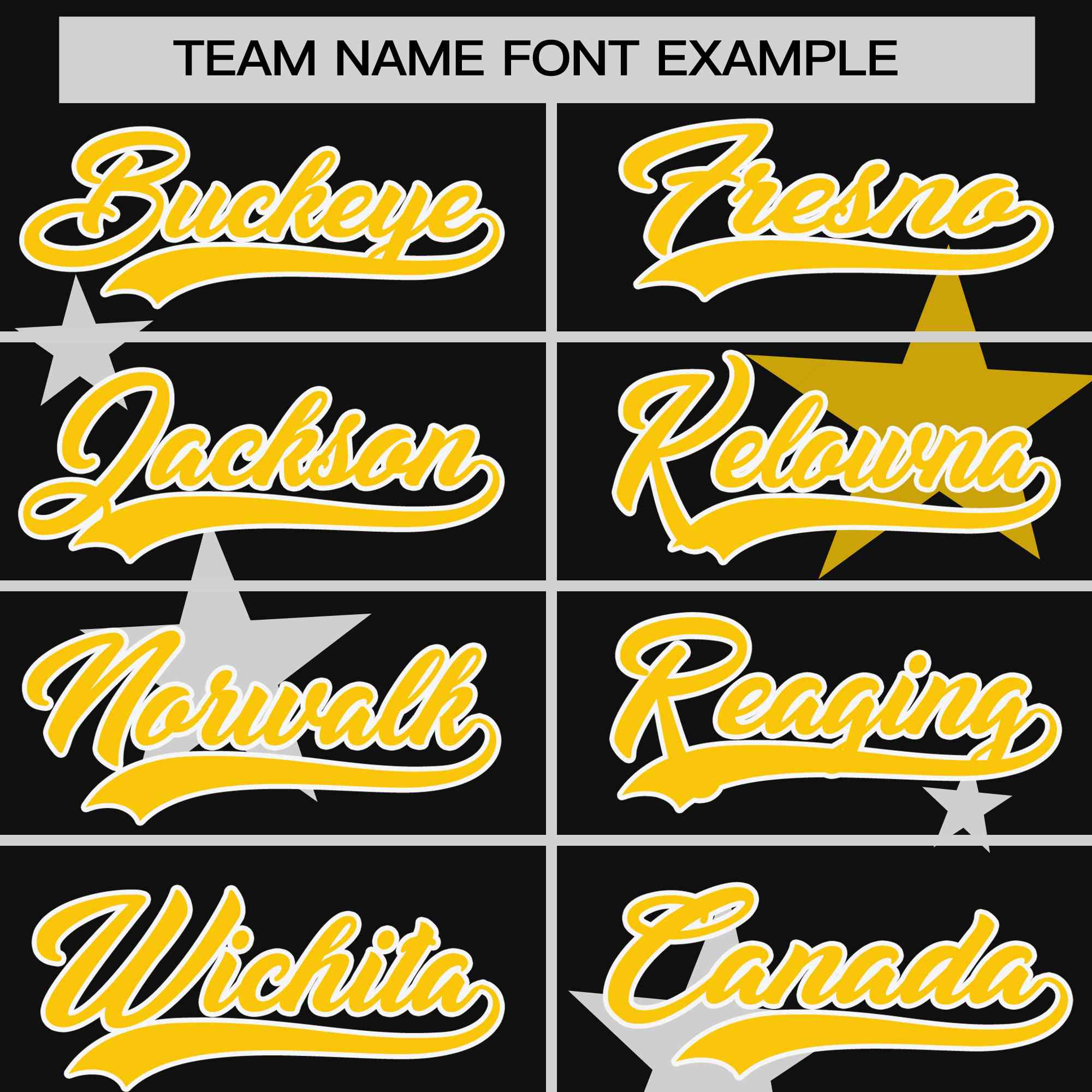 Custom Black Gold Personalized Star Graffiti Pattern Authentic Two-Button Baseball Jersey