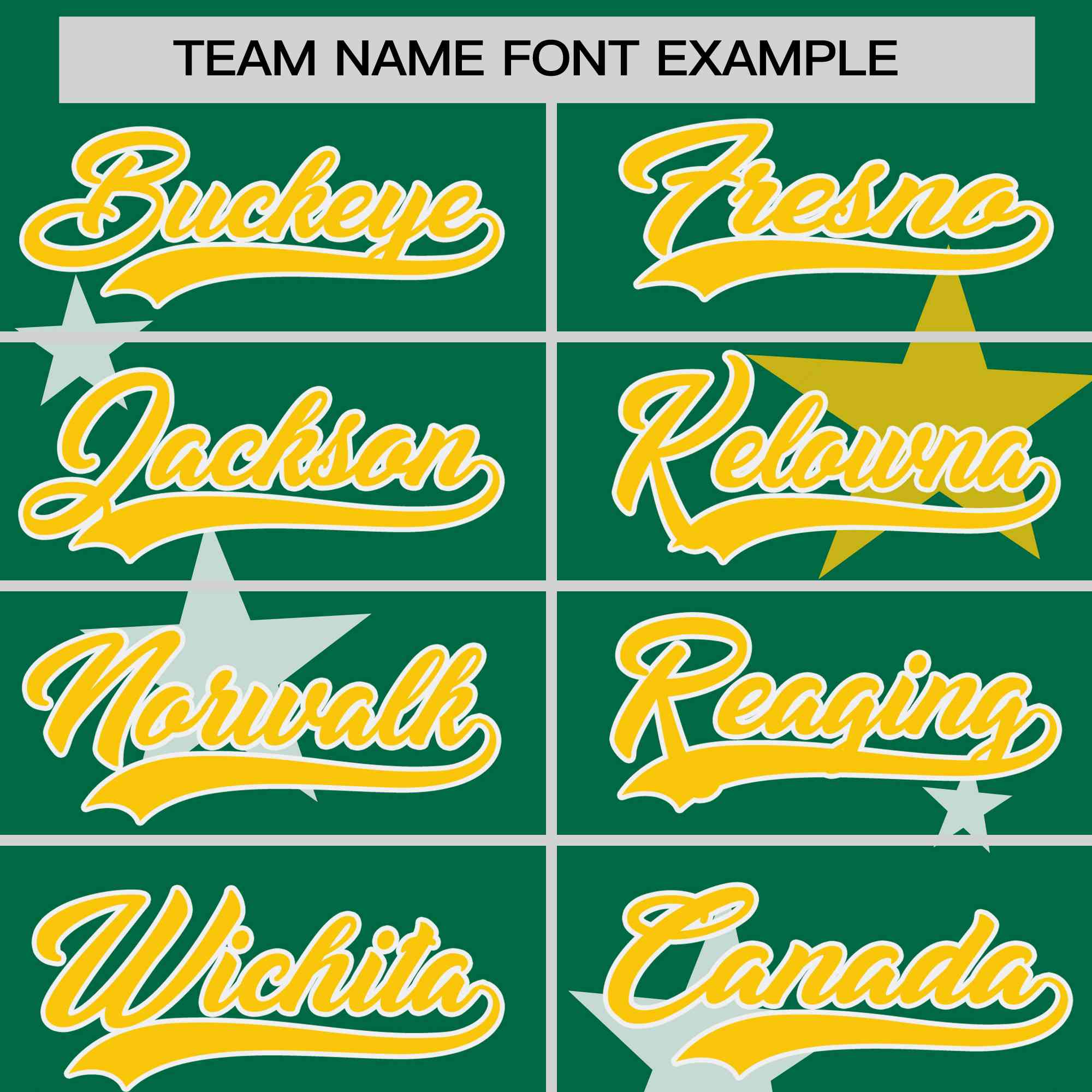 Custom Kelly Green Gold Personalized Star Graffiti Pattern Authentic Two-Button Baseball Jersey