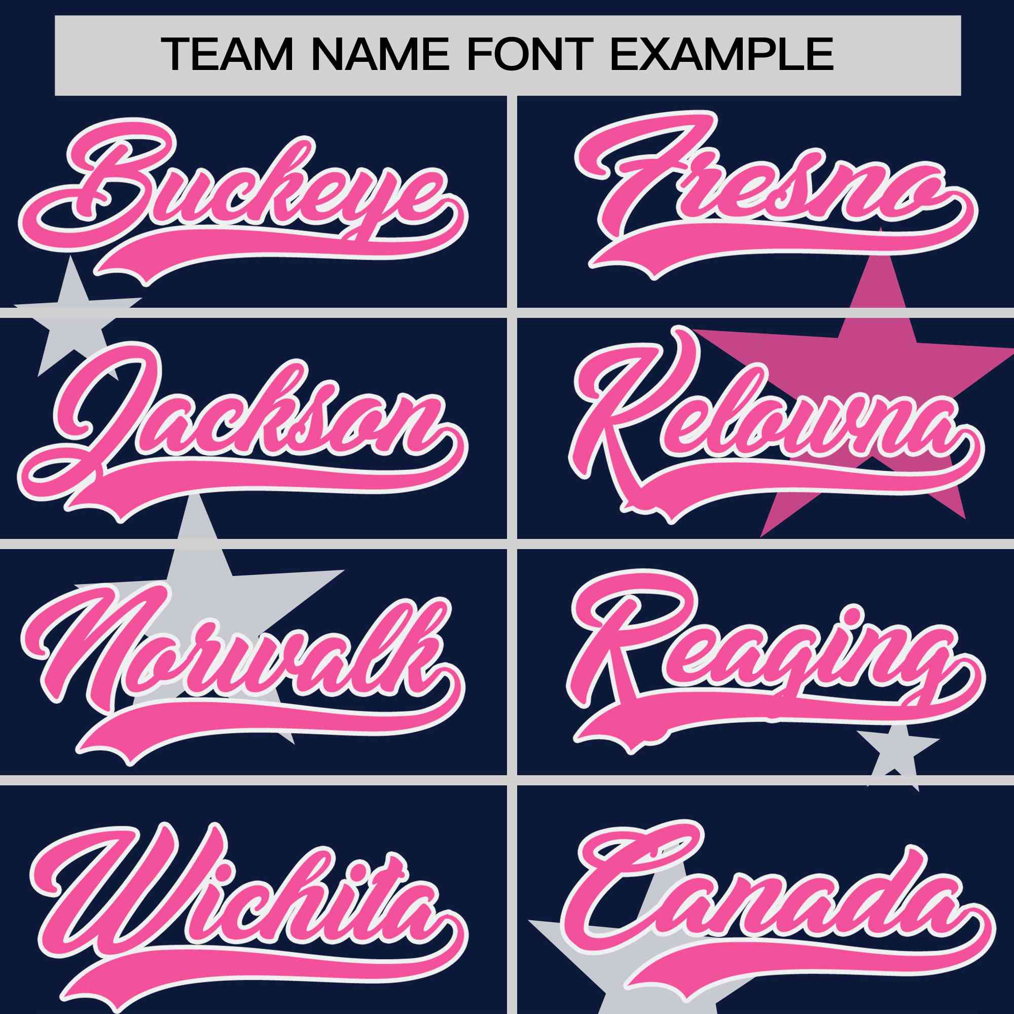 Custom Navy Pink Personalized Star Graffiti Pattern Authentic Two-Button Baseball Jersey