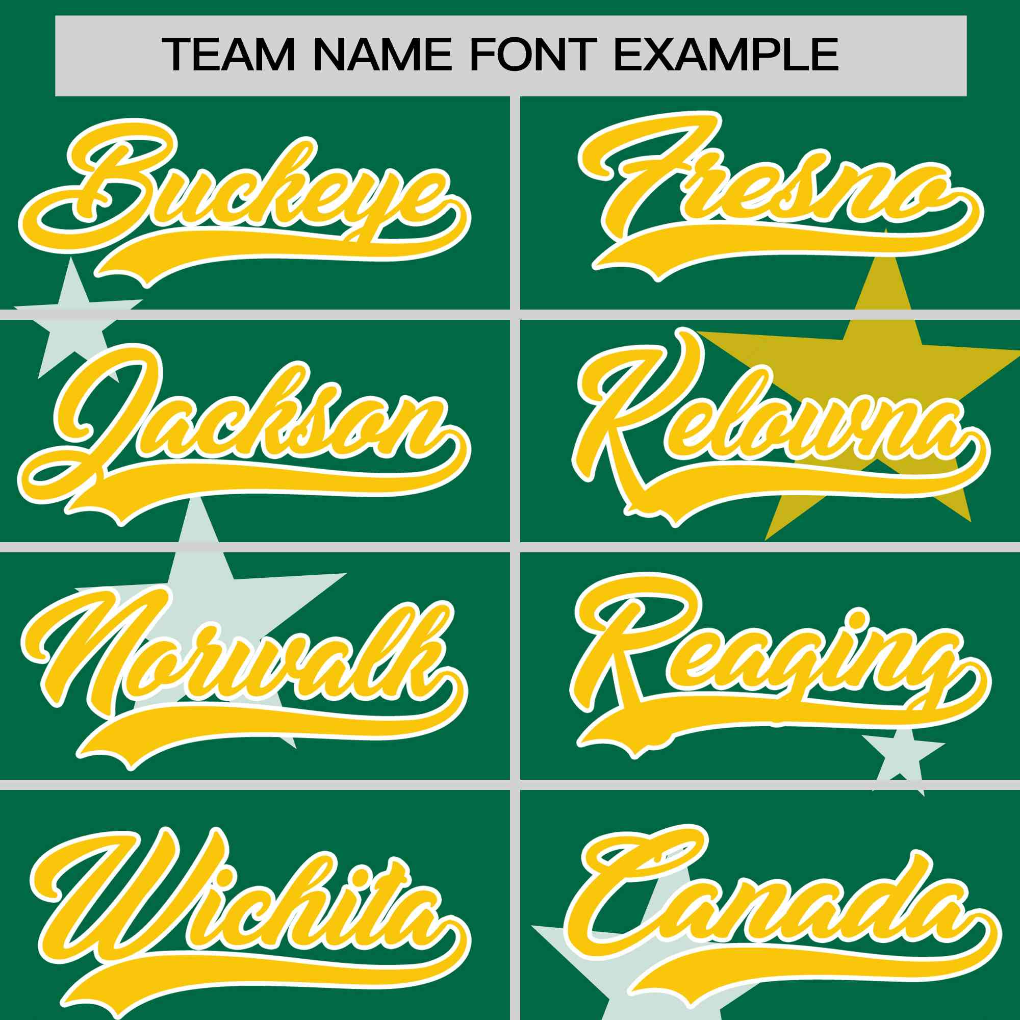 Custom Kelly Green Gold Personalized Star Graffiti Pattern Authentic Two-Button Baseball Jersey