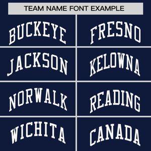 Custom Navy White Personalized Horizontal Stripe Authentic Pullover Baseball Jersey