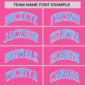 Custom Pink White Personalized Horizontal Stripe Authentic Pullover Baseball Jersey