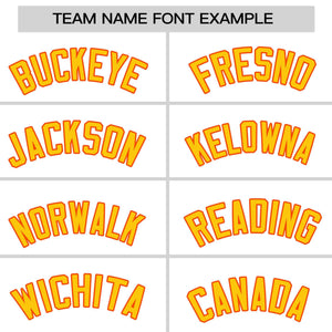 Custom White Orange-Gold Personalized Horizontal Stripe Authentic Pullover Baseball Jersey