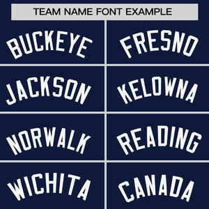 Custom Navy White Personalized Horizontal Stripe Authentic Pullover Baseball Jersey