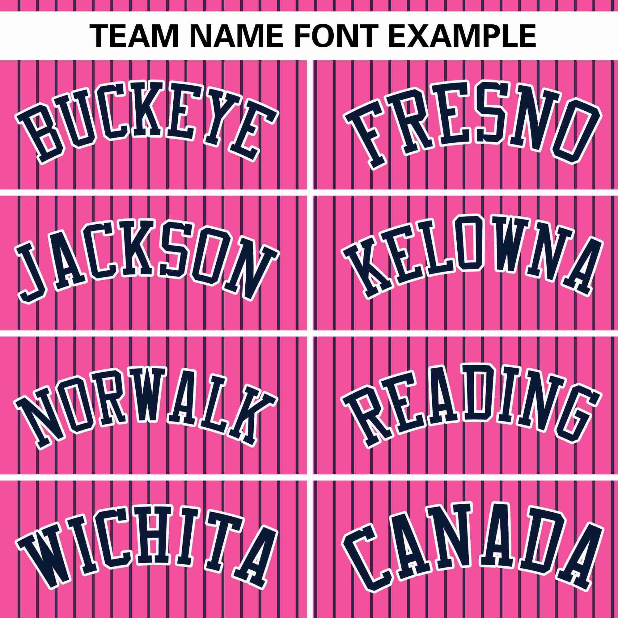 Custom Pink Navy Stripe Fashion Authentic Pullover Baseball Jersey