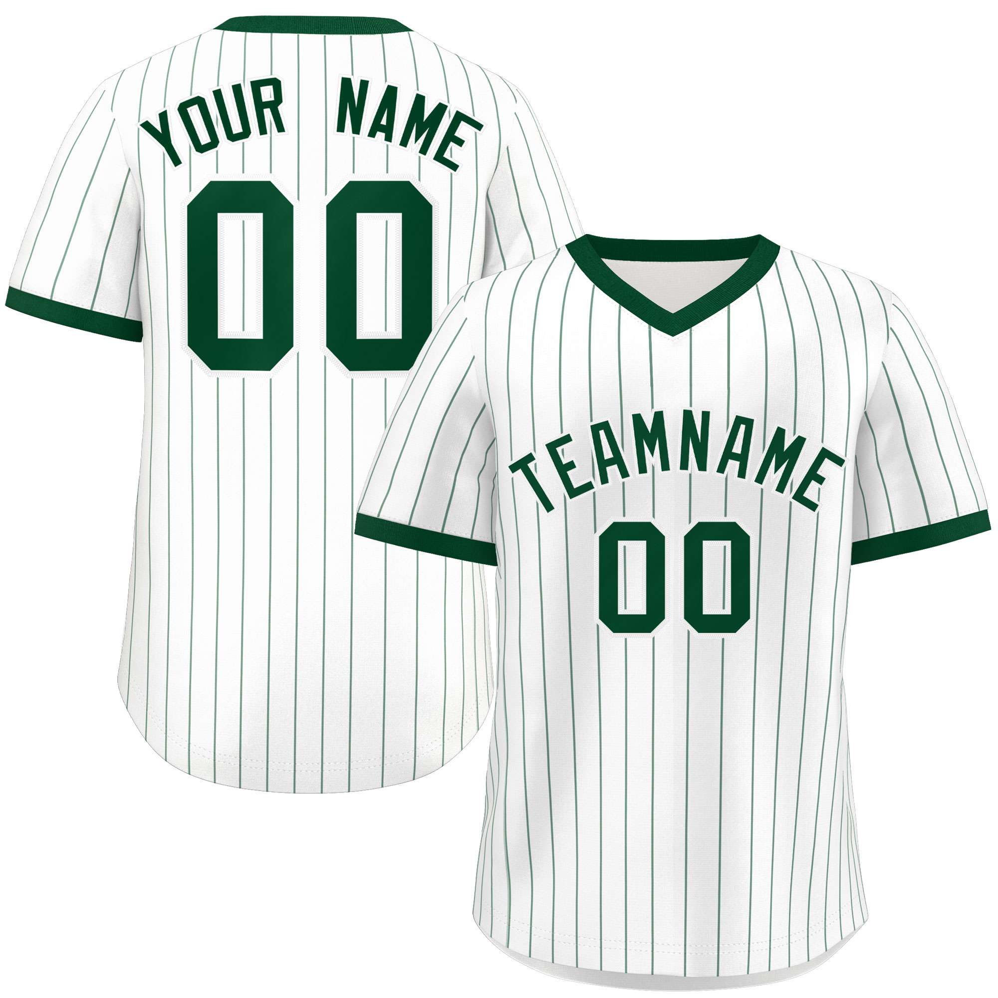 Custom White Gold Stripe Fashion Authentic Pullover Baseball Jersey