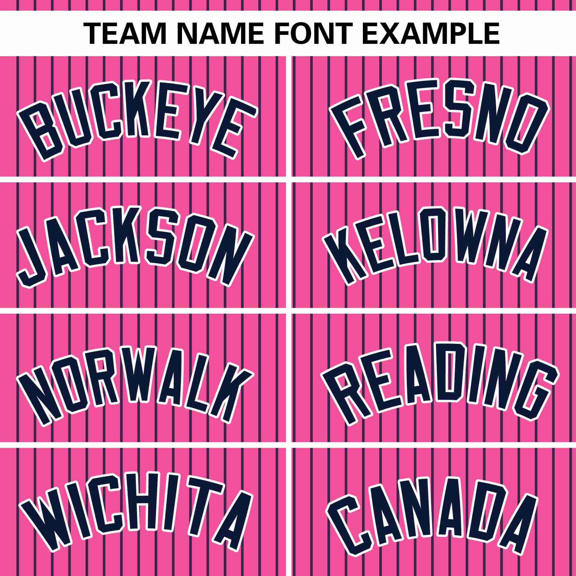 Custom Pink Navy Stripe Fashion Authentic Pullover Baseball Jersey