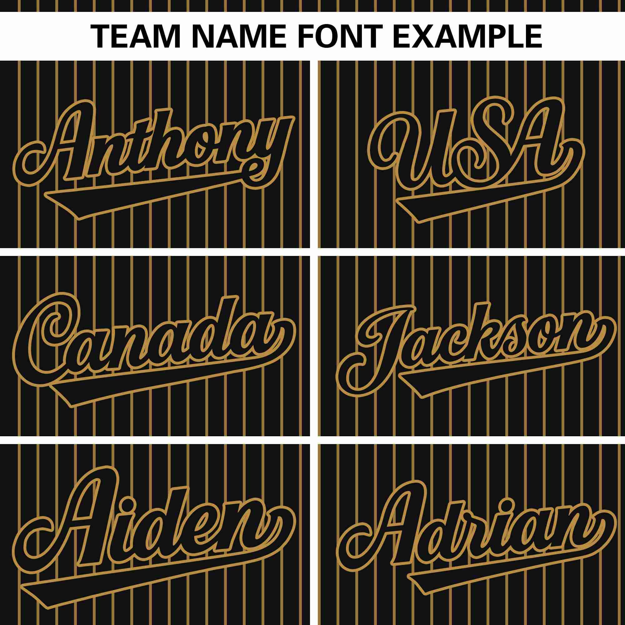 Custom Black Old Gold Stripe Fashion Authentic Pullover Baseball Jersey