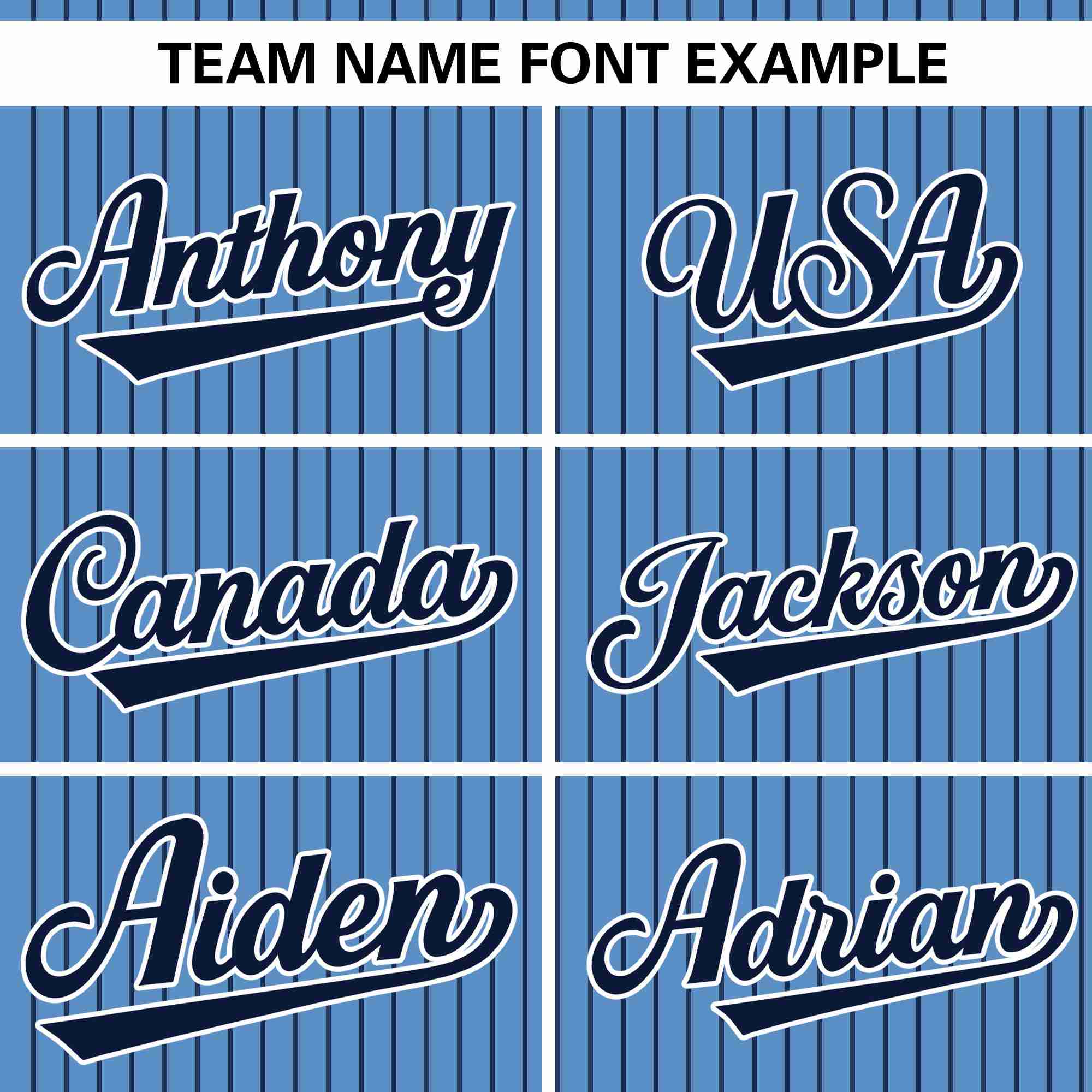 Custom Light Blue Navy Stripe Fashion Authentic Pullover Baseball Jersey