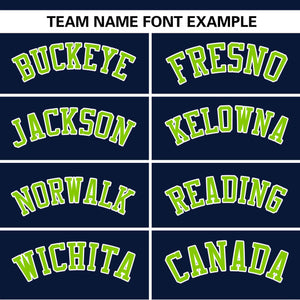 Custom Navy Neon Green Raglan Sleeves Side Spot Authentic Pullover Baseball Jersey