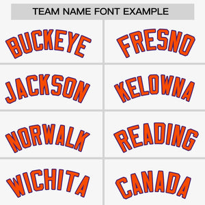 Custom White Orange-Purple Personalized Raglan Sleeves Authentic Baseball Jersey