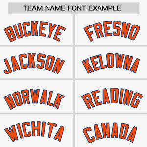 Custom White Orange-Royal Personalized Raglan Sleeves Authentic Baseball Jersey