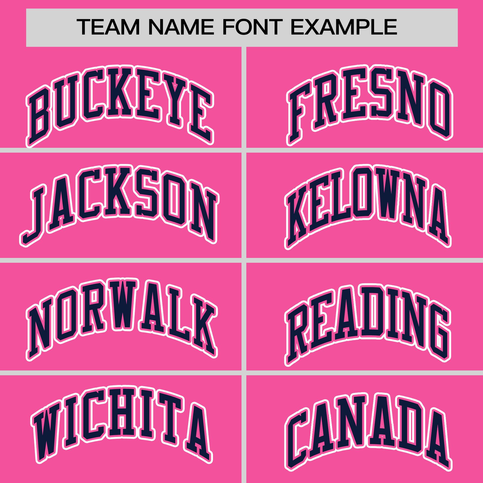 Custom Pink Navy Personalized Classic Authentic Sleeveless Baseball Jersey