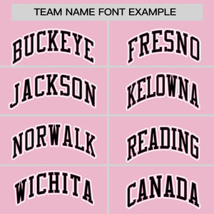 Custom Light Pink Black Personalized Classic Authentic Sleeveless Baseball Jersey