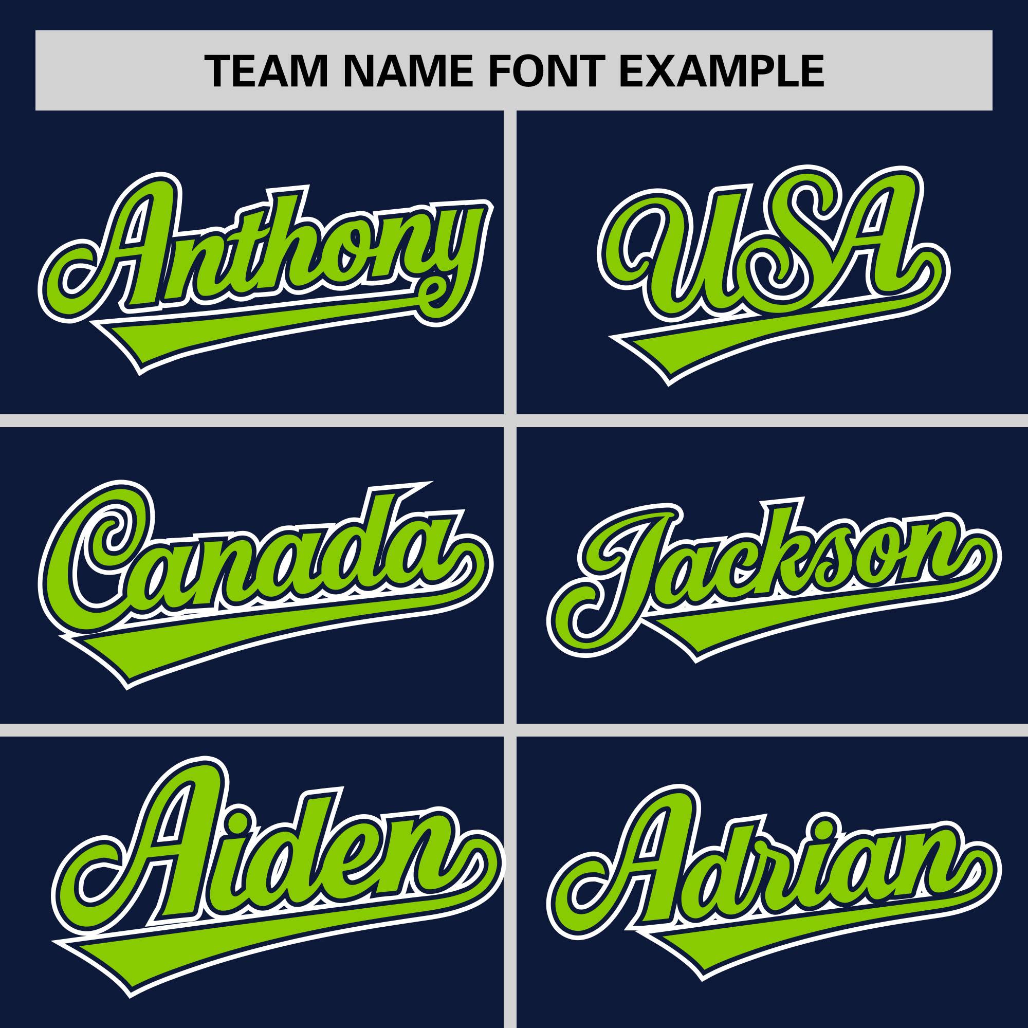 Custom Navy Neon Green Personalized Classic Authentic Sleeveless Baseball Jersey