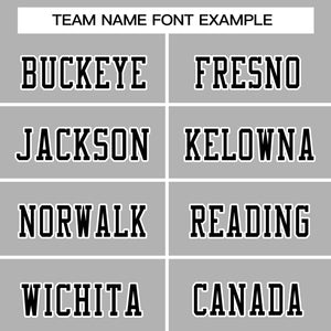 customized silver and black football uniforms team name example