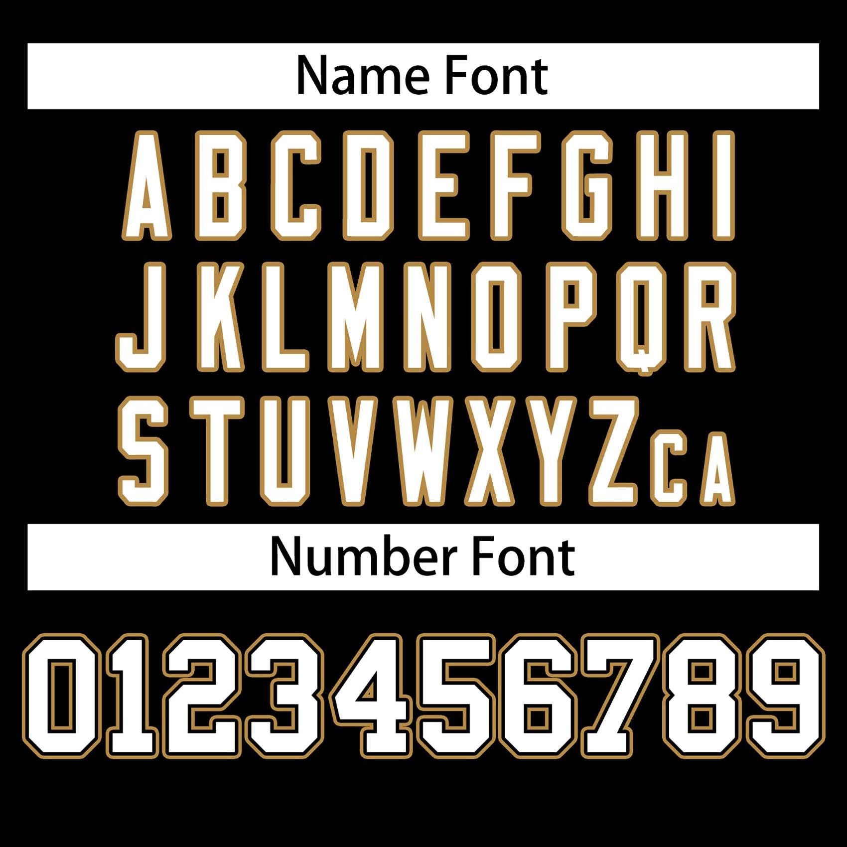 black american football jersey shirts team name font