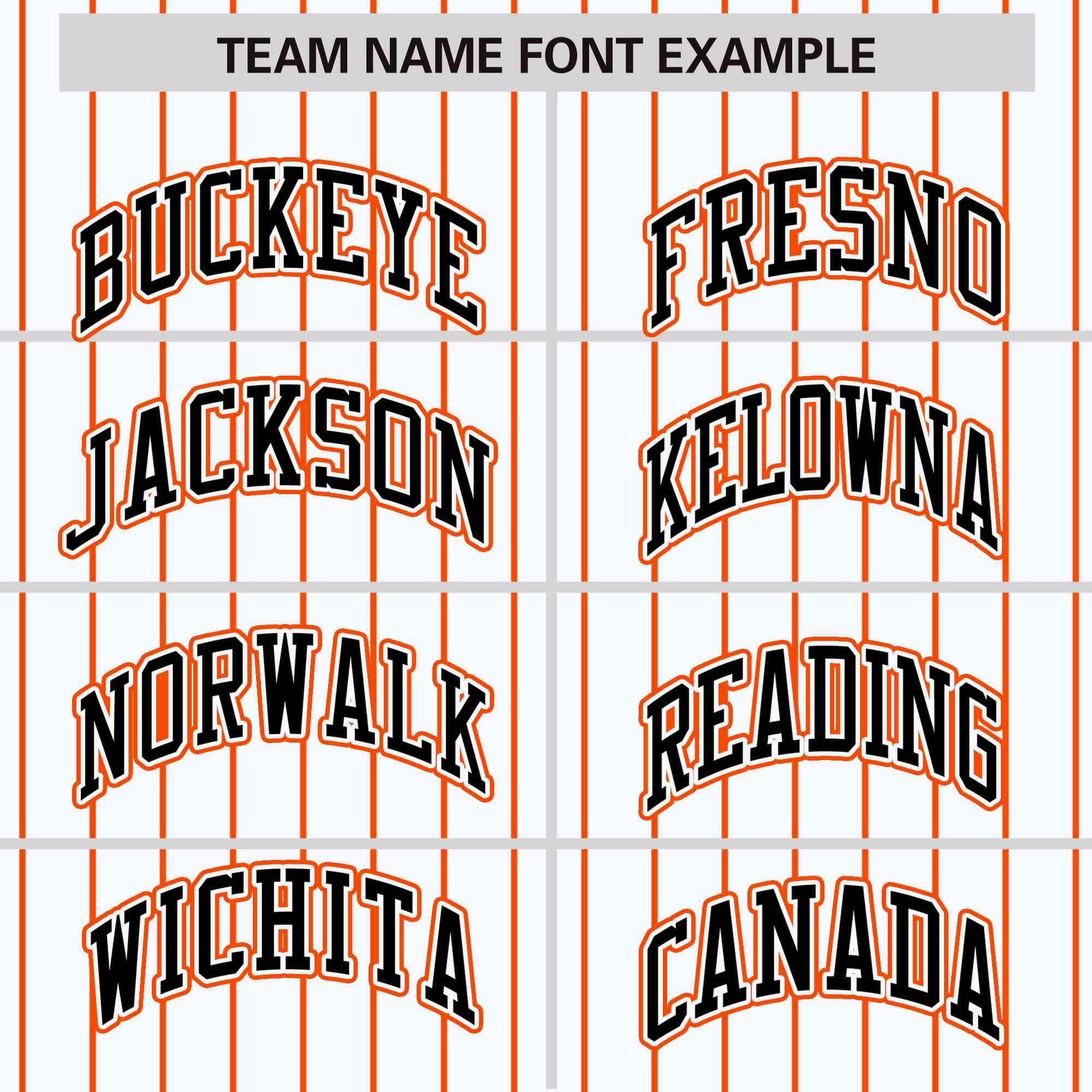 Custom White Orange Raglan Sleeves Varsity Full-Snap Pinstripe Letterman Baseball Jacket