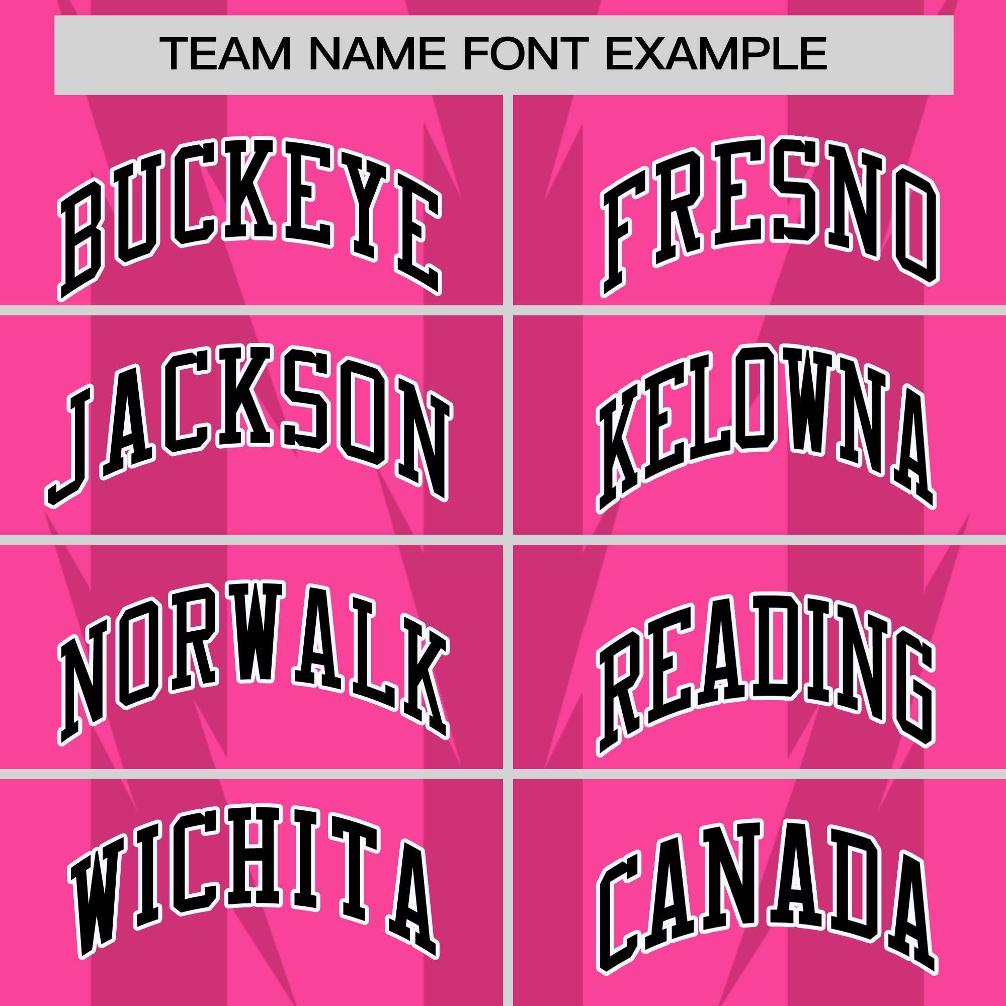 Custom Pink Pink Varsity Full-Snap Blade Pattern Raglan Sleeves Letterman Baseball Jacket