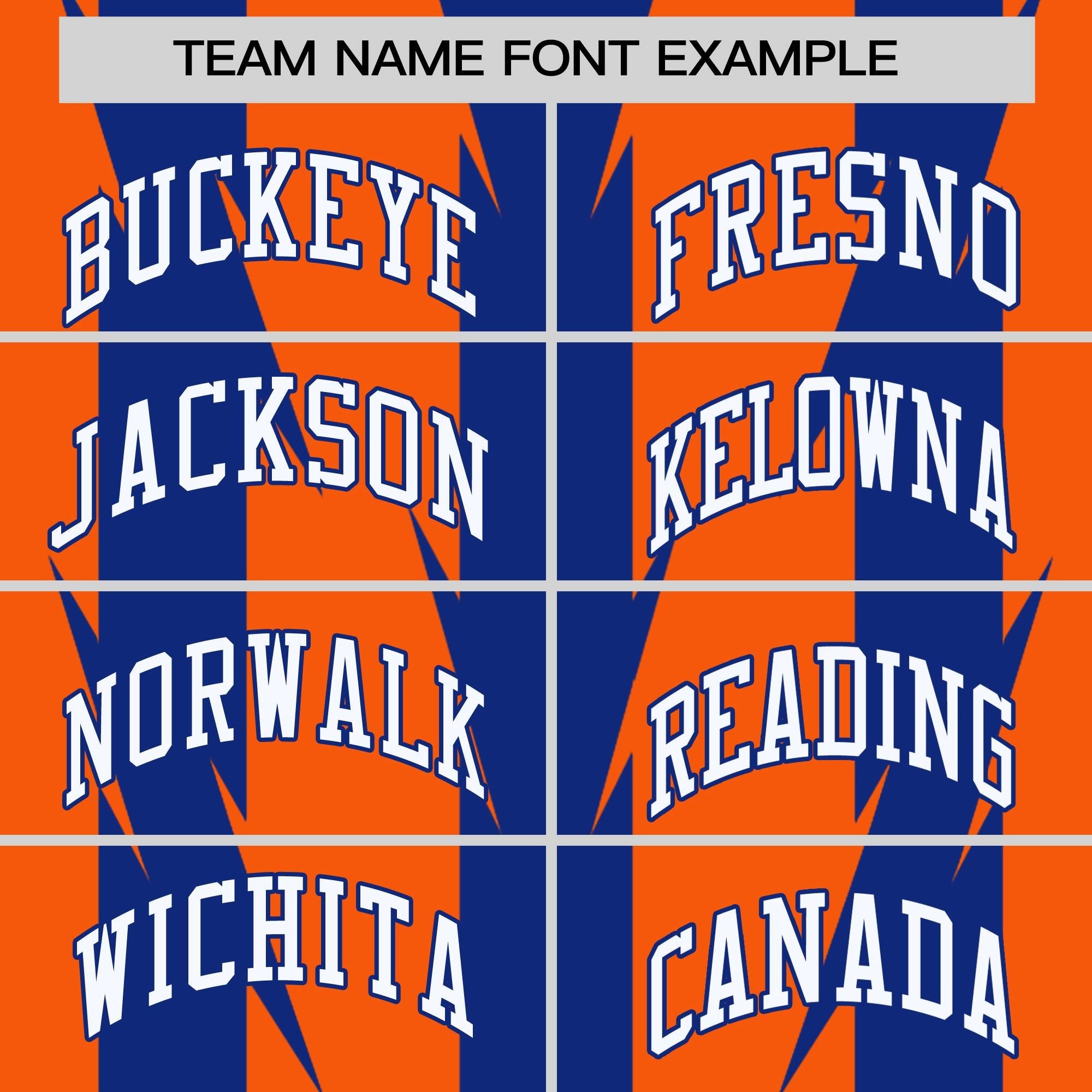 Custom Orange Orange Varsity Full-Snap Blade Pattern Raglan Sleeves Letterman Baseball Jacket