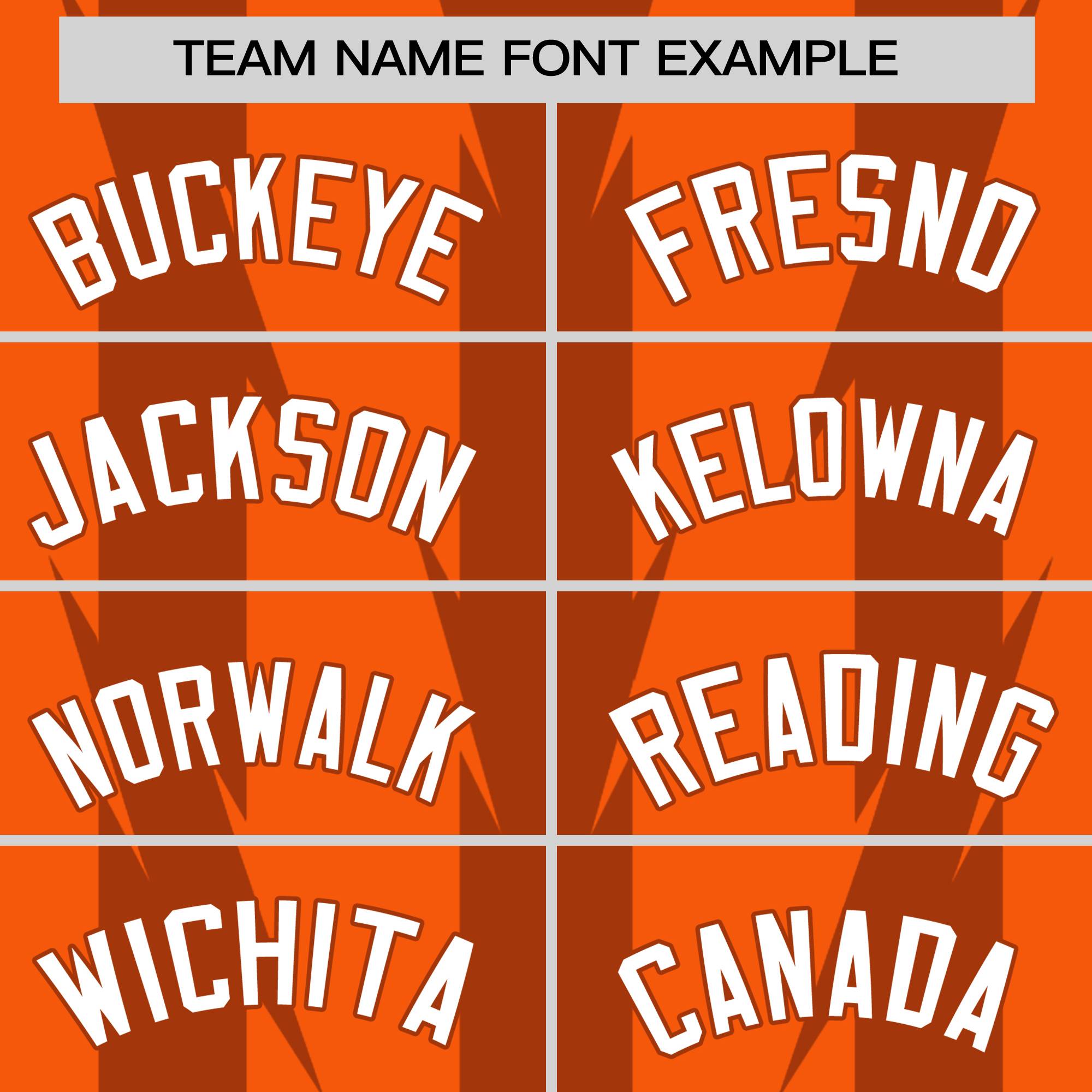 Custom Orange Orange Varsity Full-Snap Blade Pattern Raglan Sleeves Letterman Baseball Jacket