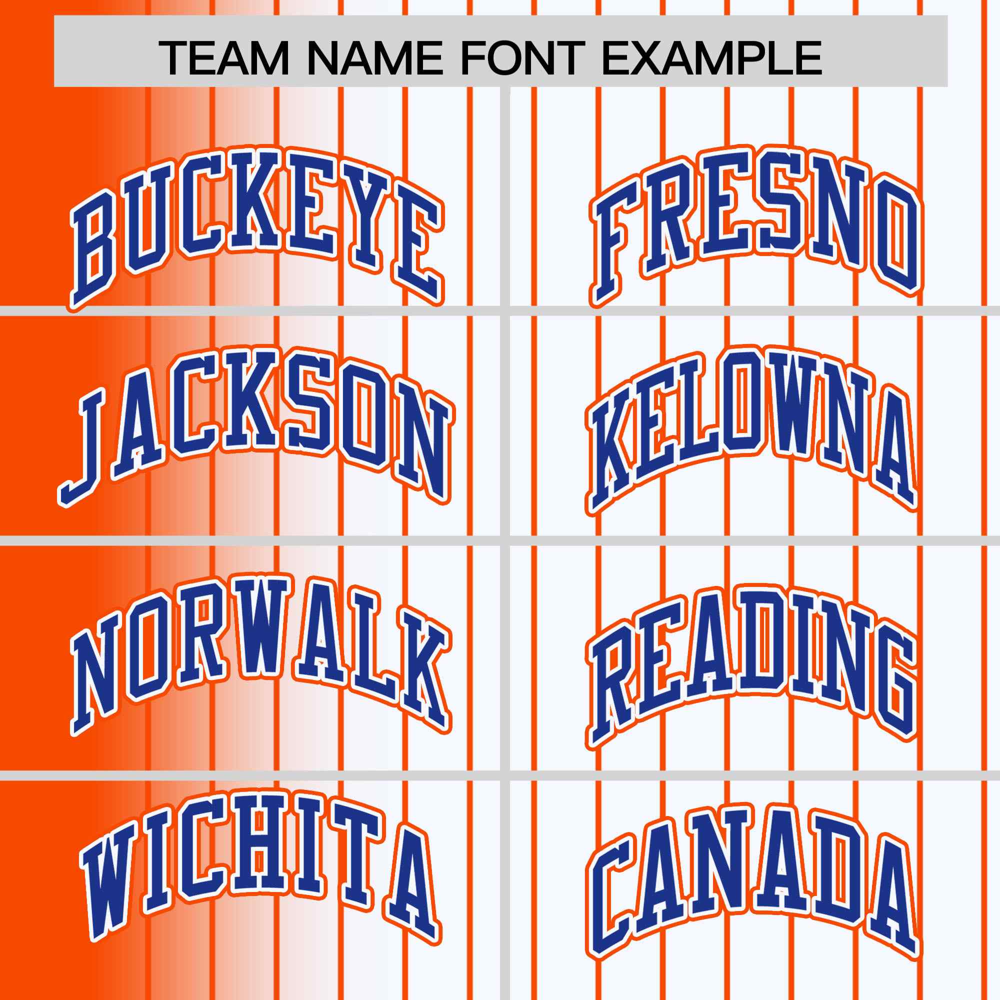 Custom White Orange Gradient Varsity Full-Snap Pinstripe Letterman Baseball Jacket