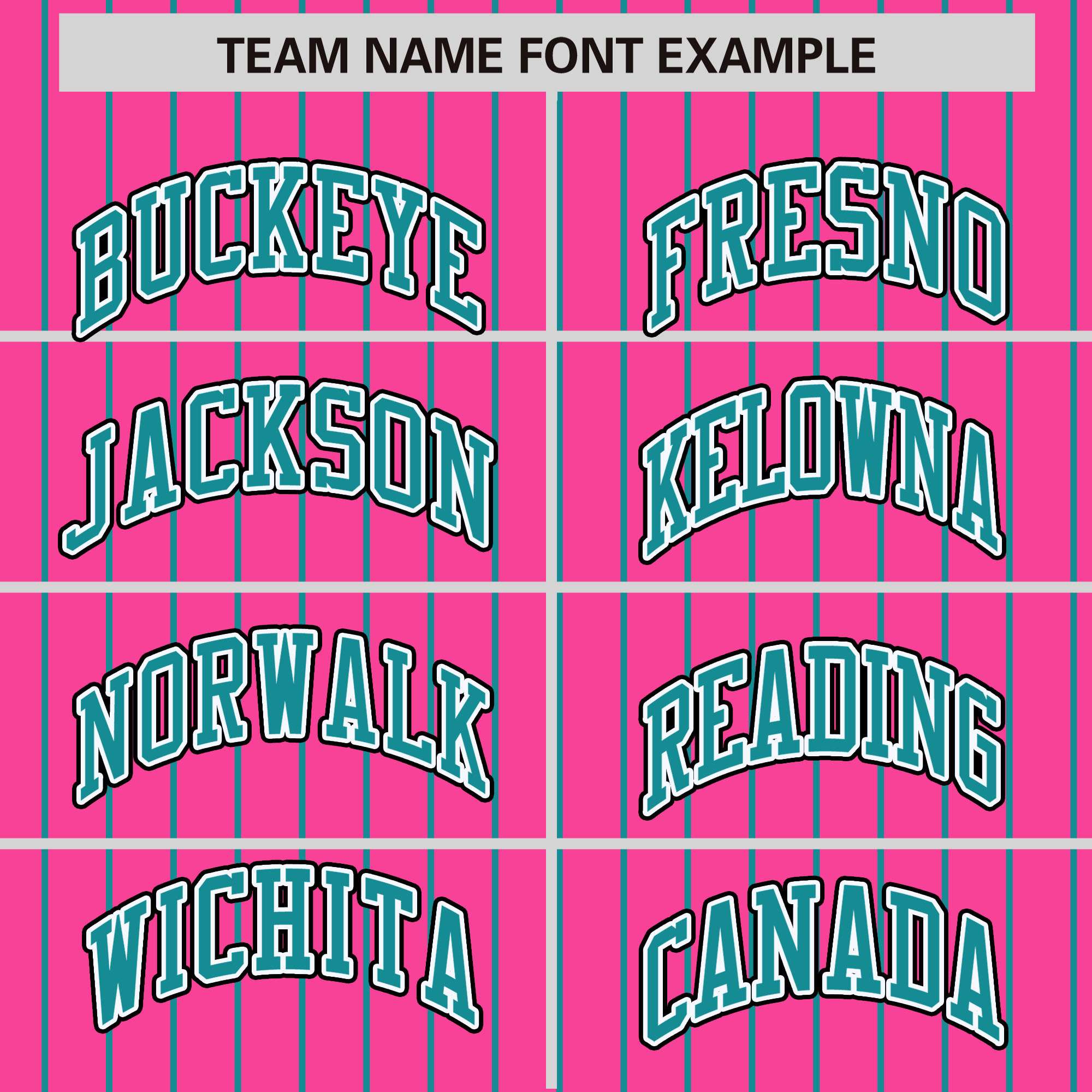 Custom Pink Aqua Raglan Sleeves Varsity Full-Snap Pinstripe Letterman Baseball Jacket