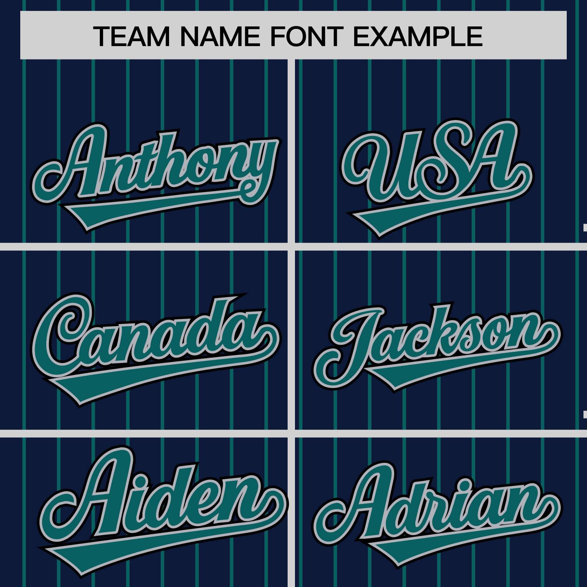 Custom Navy Aqua Raglan Sleeves Varsity Full-Snap Pinstripe Letterman Baseball Jacket