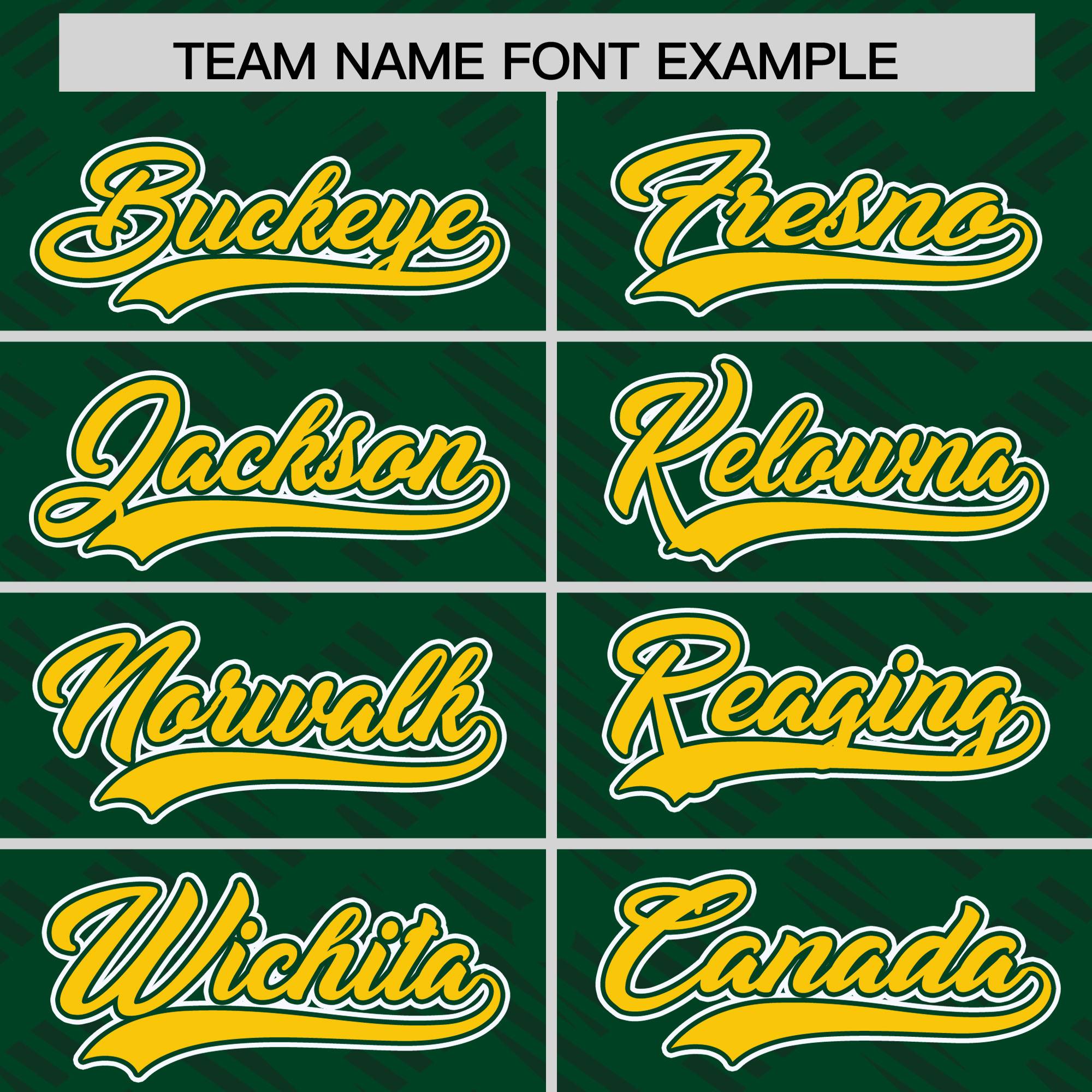 Custom Green Gold L Pattern Varsity Raglan Sleeves Full-Snap Letterman Baseball Jacket