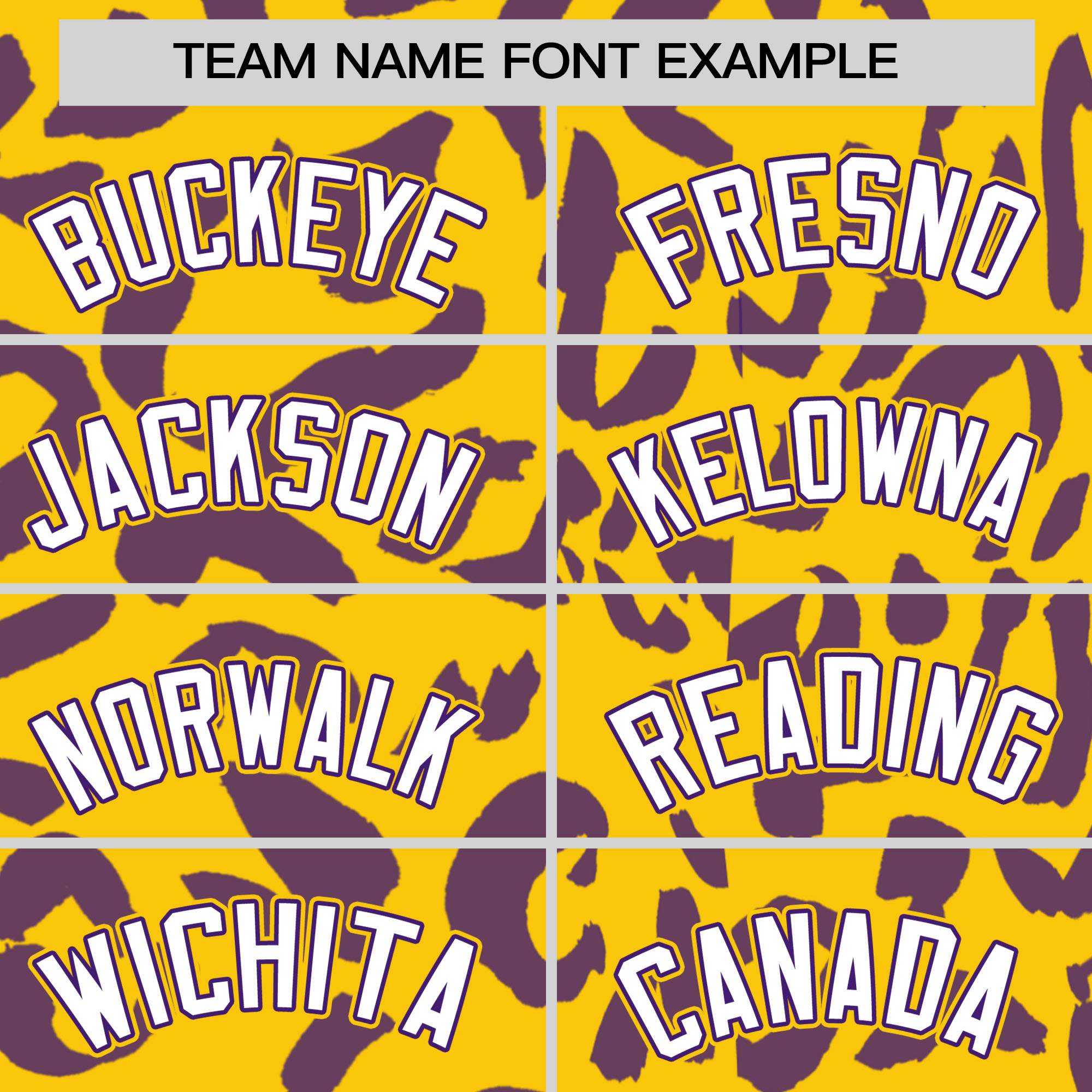 Custom Gold Purple Varsity Full-Snap Leopard Print Graffiti Pattern Letterman Baseball Jacket