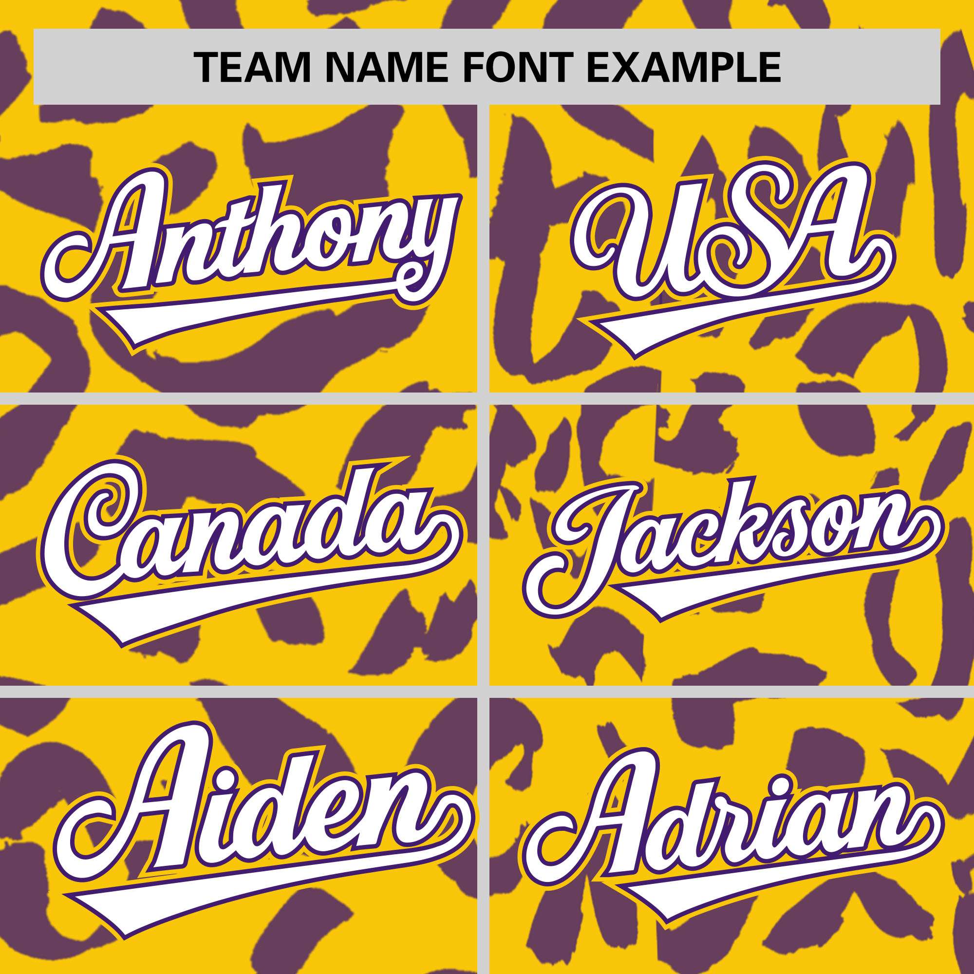 Custom Gold Purple Varsity Full-Snap Leopard Print Graffiti Pattern Letterman Baseball Jacket