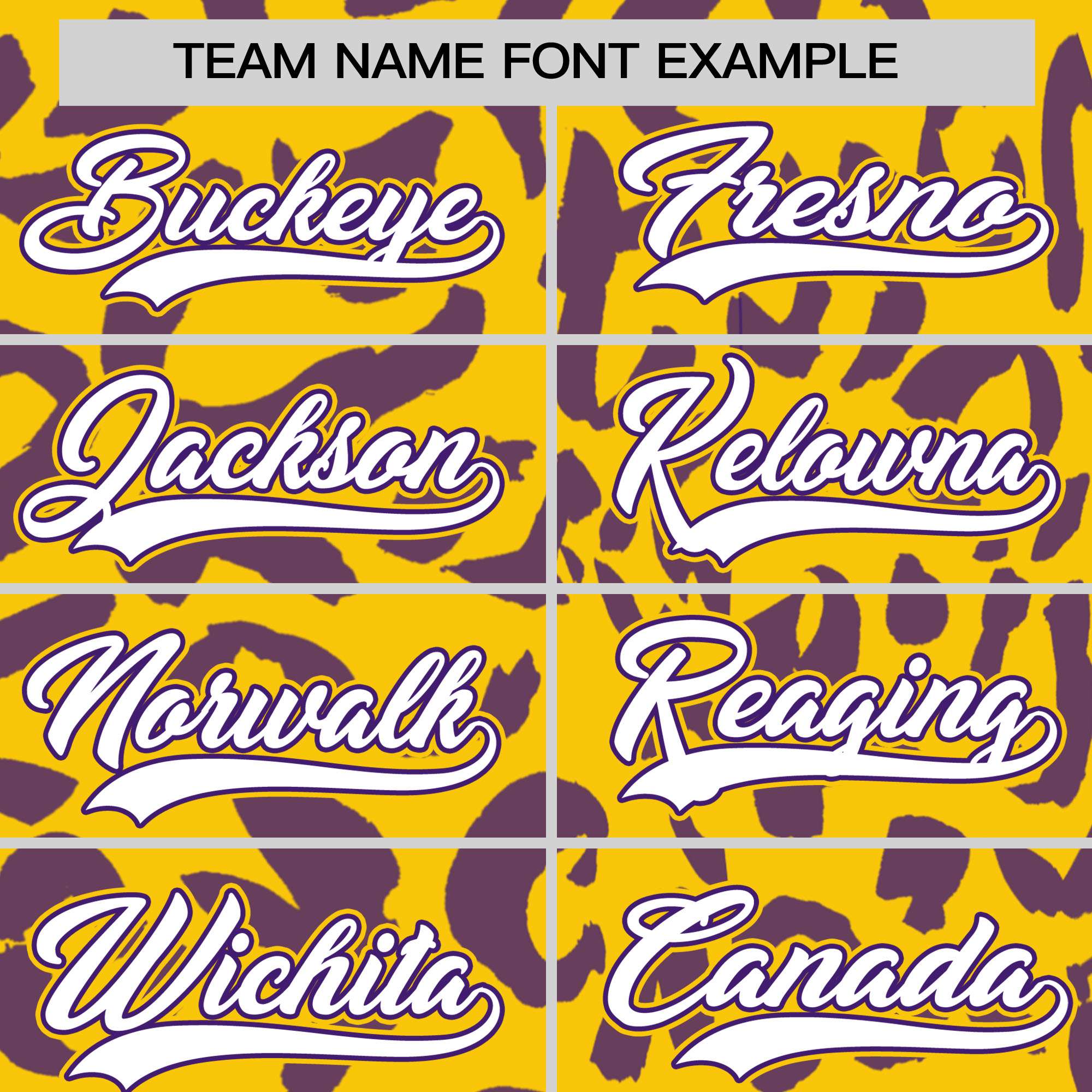 Custom Gold Purple Varsity Full-Snap Leopard Print Graffiti Pattern Letterman Baseball Jacket