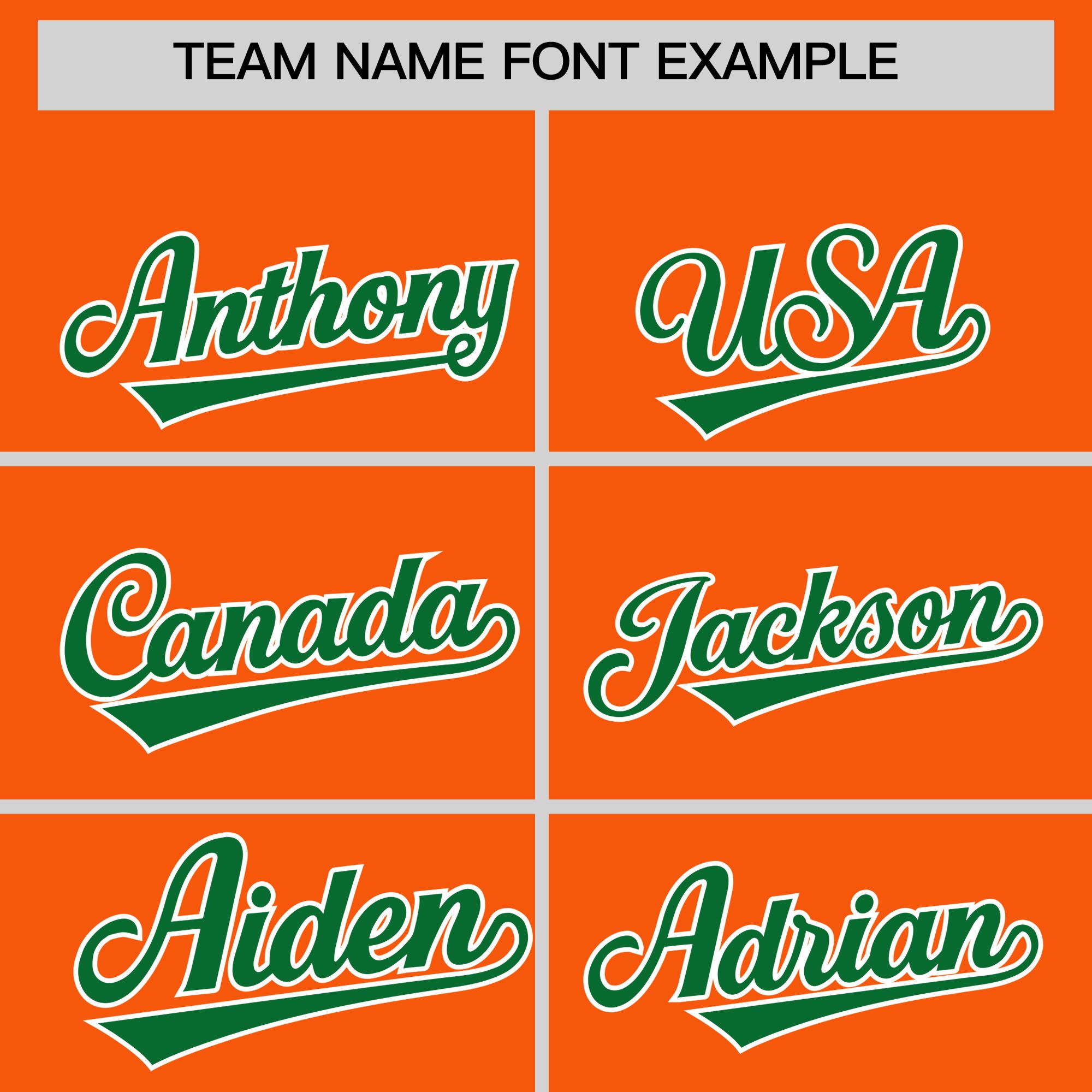 Custom Orange Kelly Green American Flag Varsity Full-Snap Authentic Raglan Sleeves Letterman Bomber Jacket