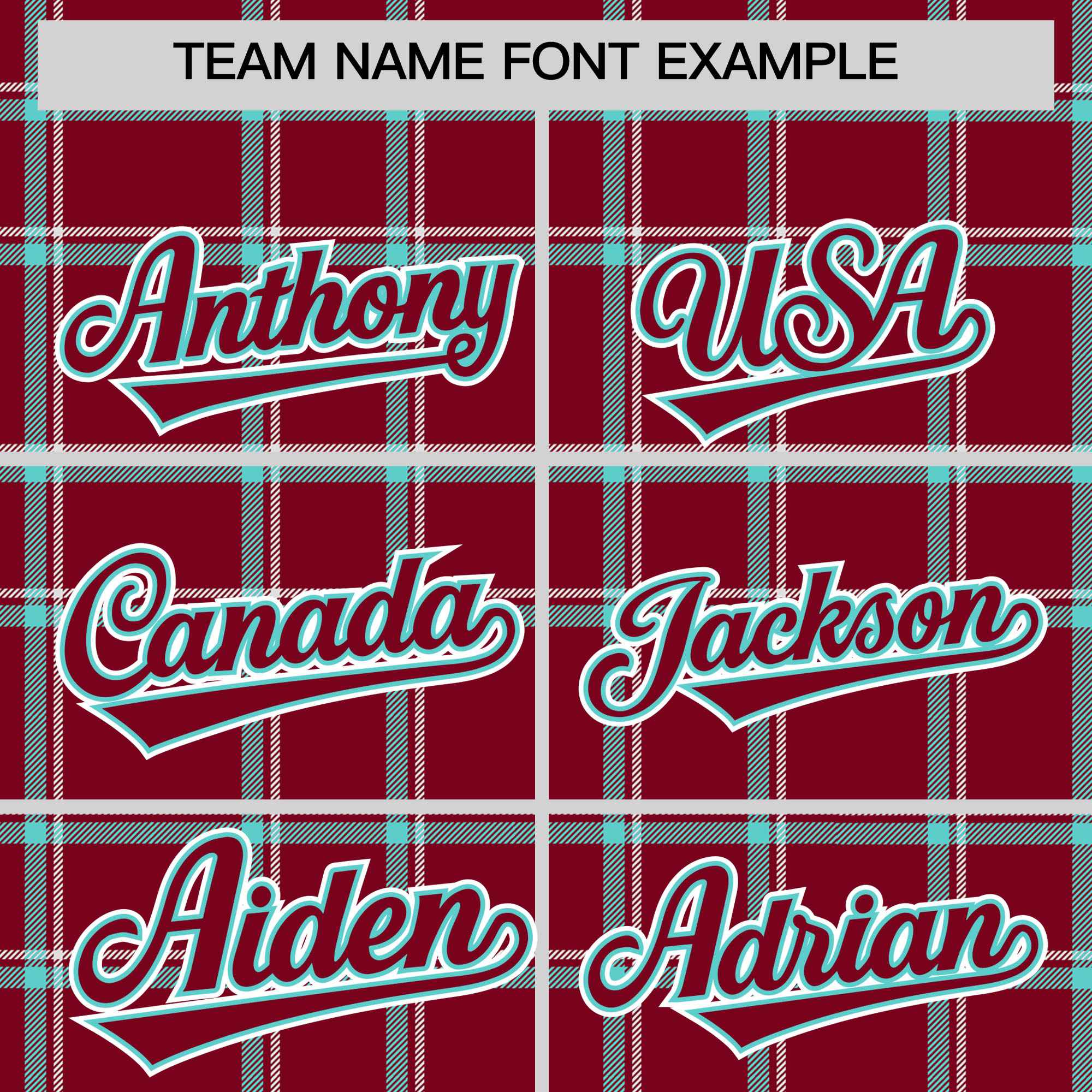 Custom Crimson Varsity Full-Snap Plaid Pattern Letterman Baseball Jacket