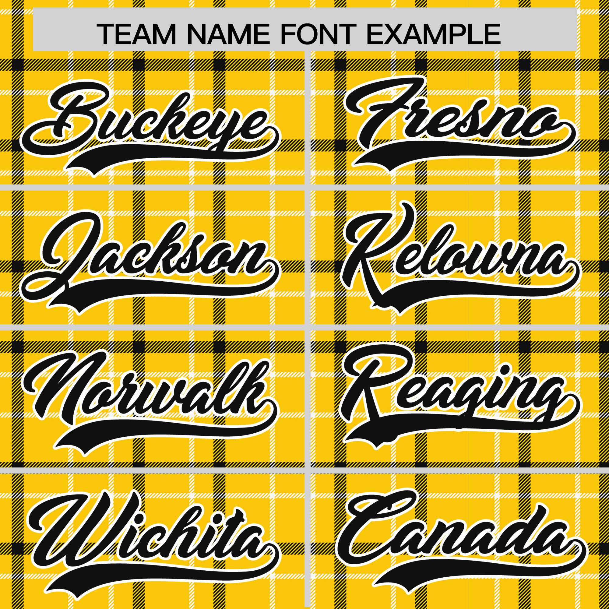 Custom Yellow Varsity Full-Snap Plaid Pattern Letterman Baseball Jacket