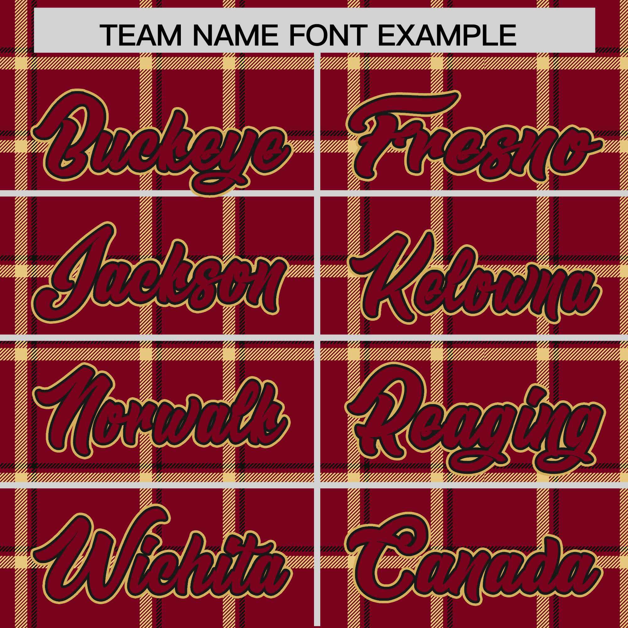 Custom Crimson Varsity Full-Snap Plaid Pattern Letterman Baseball Jacket