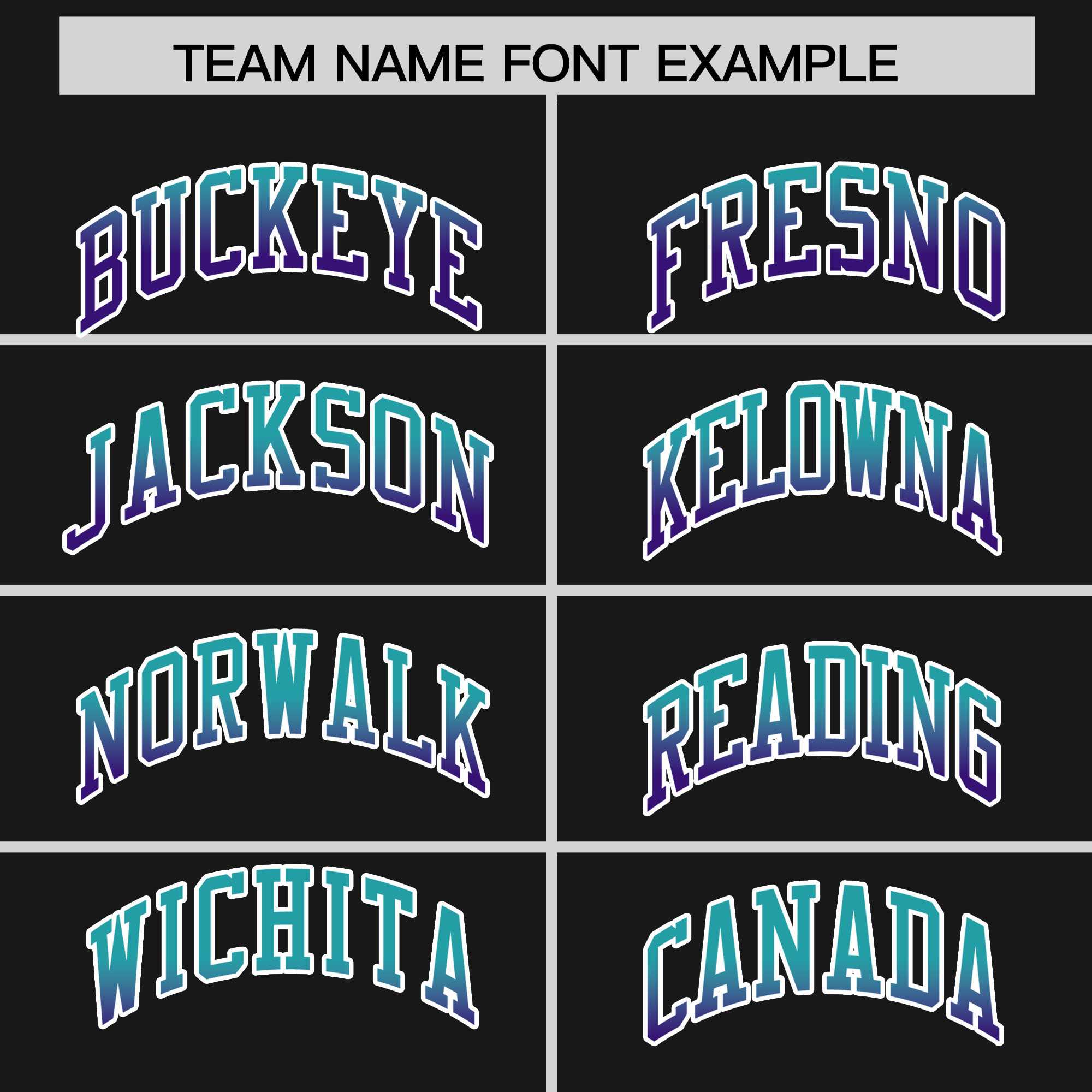 Custom Black Aqua-Purple Gradient Varsity Full-Snap Raglan Sleeves Baseball Jacket