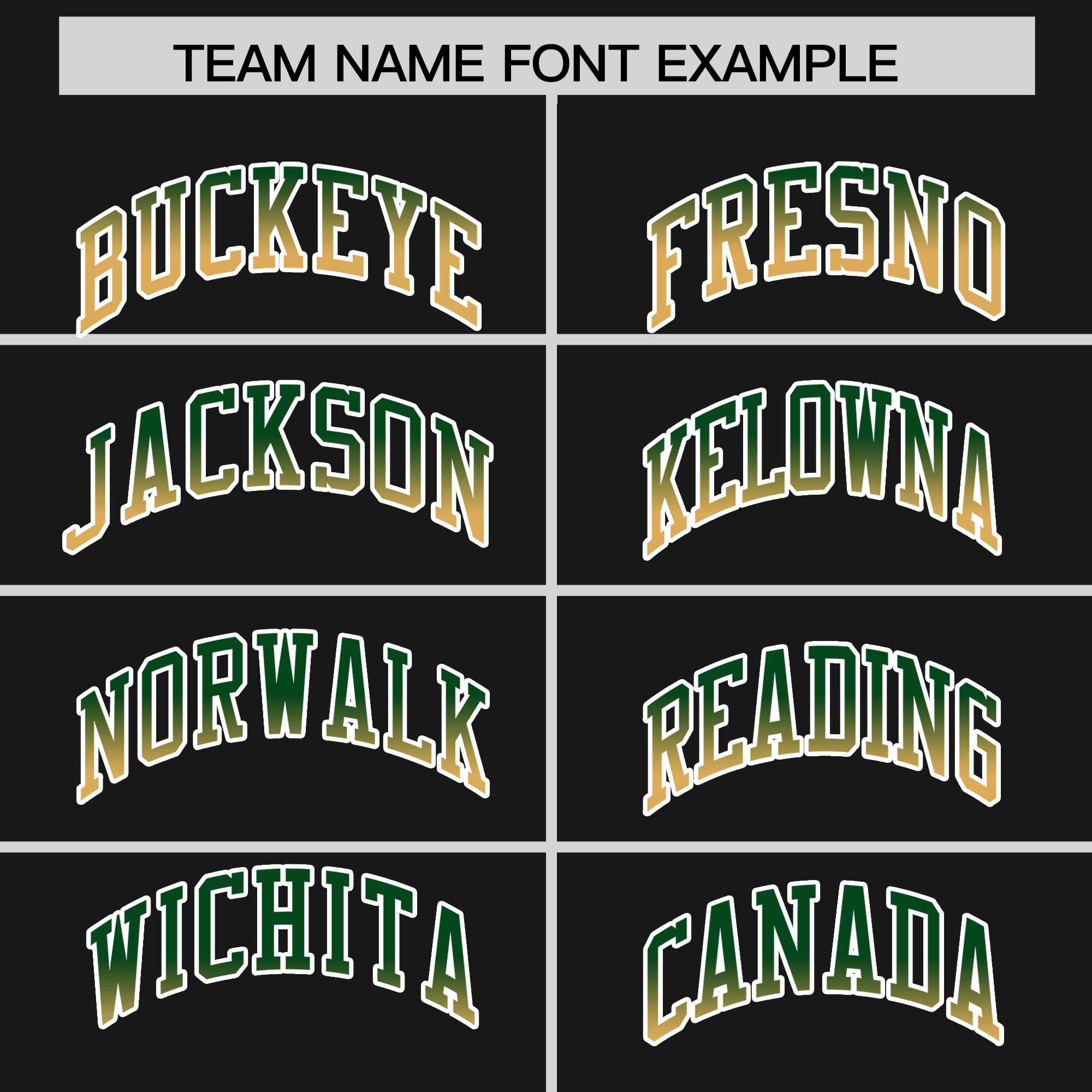 Custom Black Kelly Green-Khaki Gradient Varsity Full-Snap Raglan Sleeves Baseball Jacket